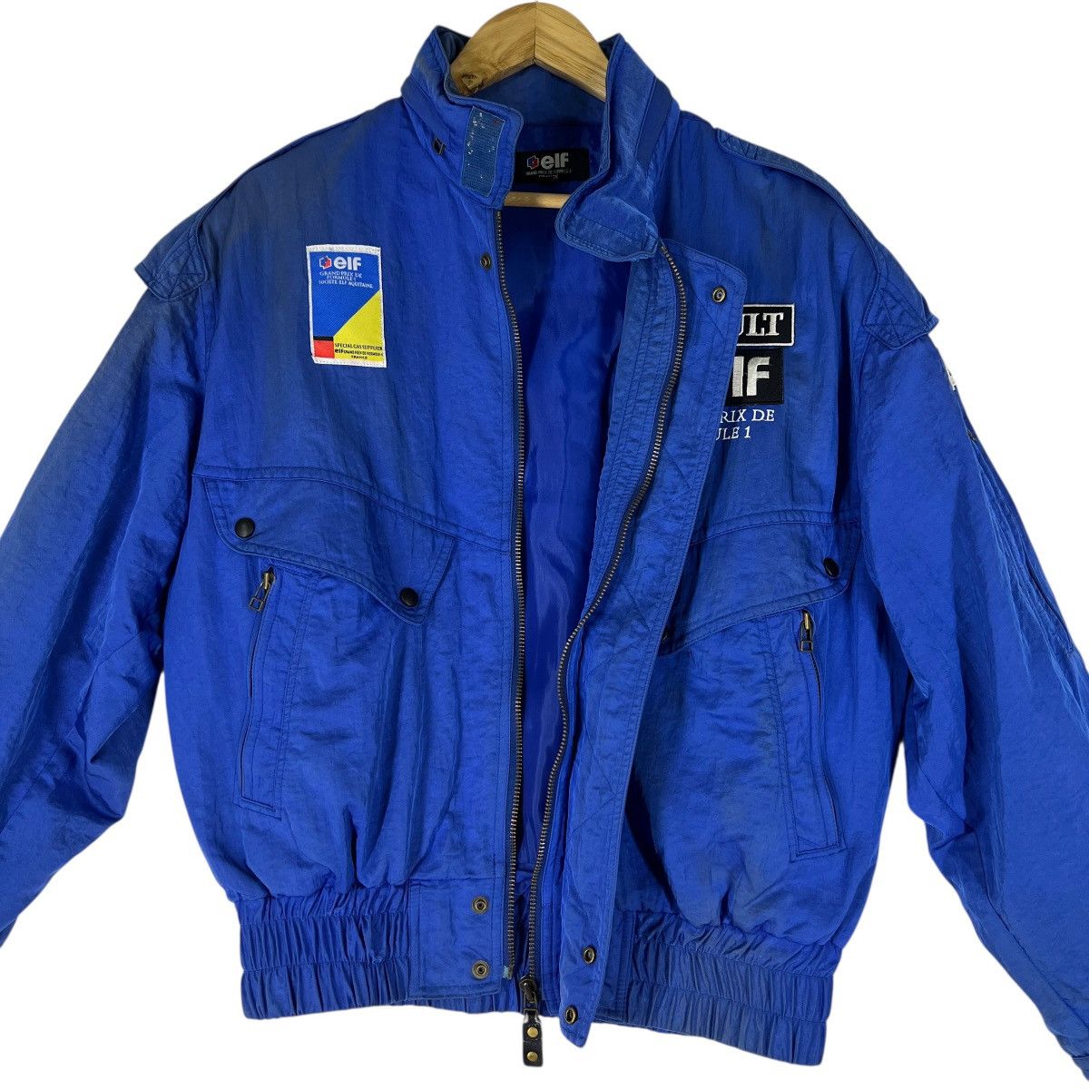 Formula 1 Vintage Renault Elf Grand Prix Formula 1 Bomber Jacket Size US L / EU 52-54 / 3 - 11 Thumbnail