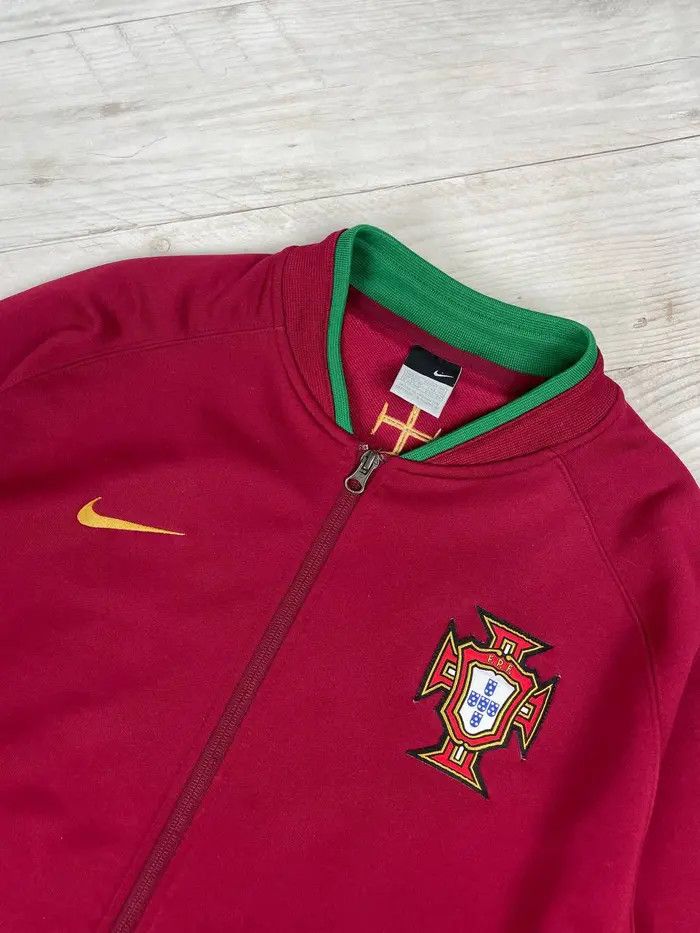 Nike Vintage Nike Portugal 2006 2008 Track Jacket Bomber Soccer Size US XL / EU 56 / 4 - 2 Thumbnail