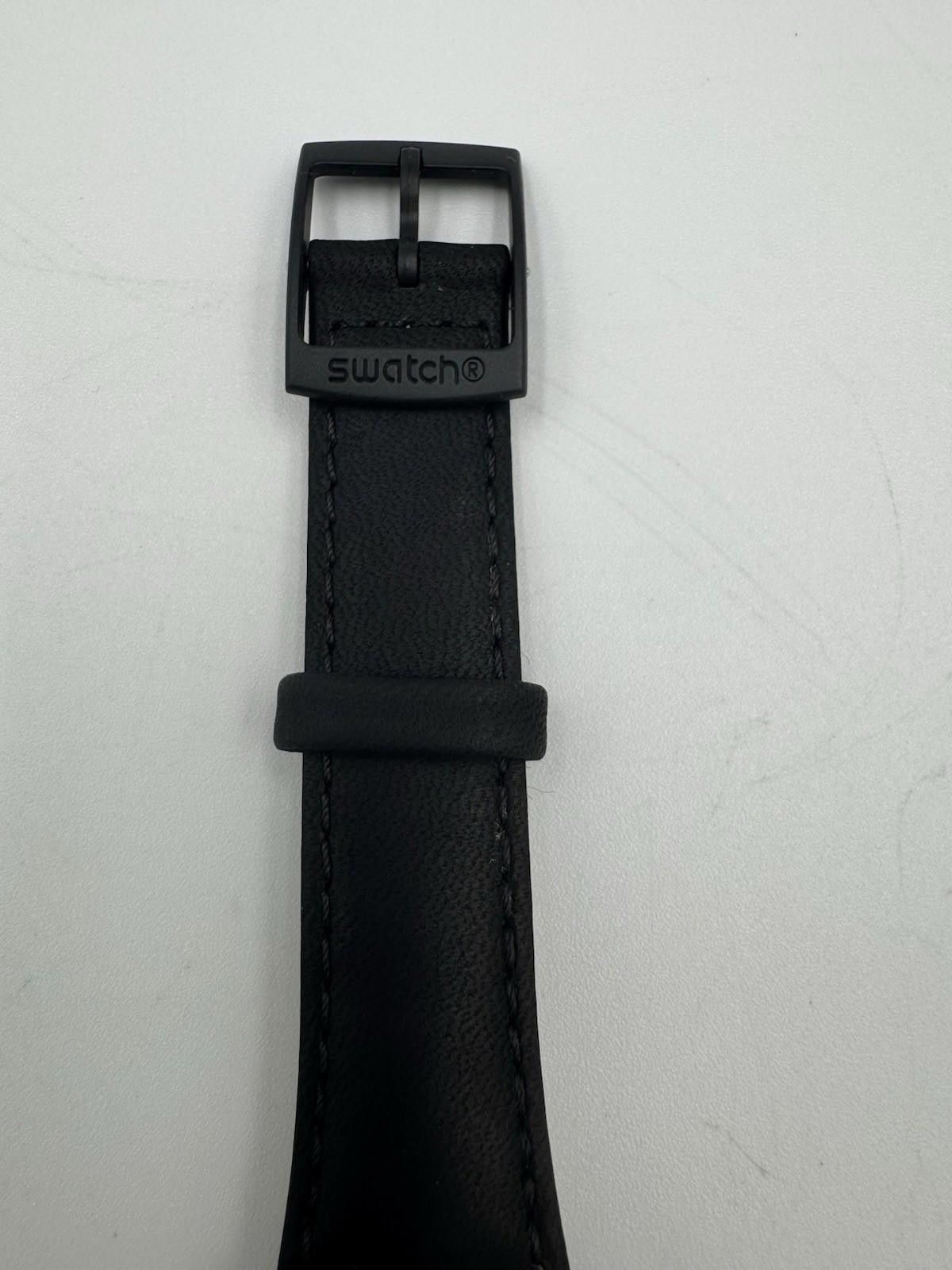 Swatch Swatch Watch Blue Tune GX119 Leather 34mm 1990 unisex New Size ONE SIZE - 6 Thumbnail
