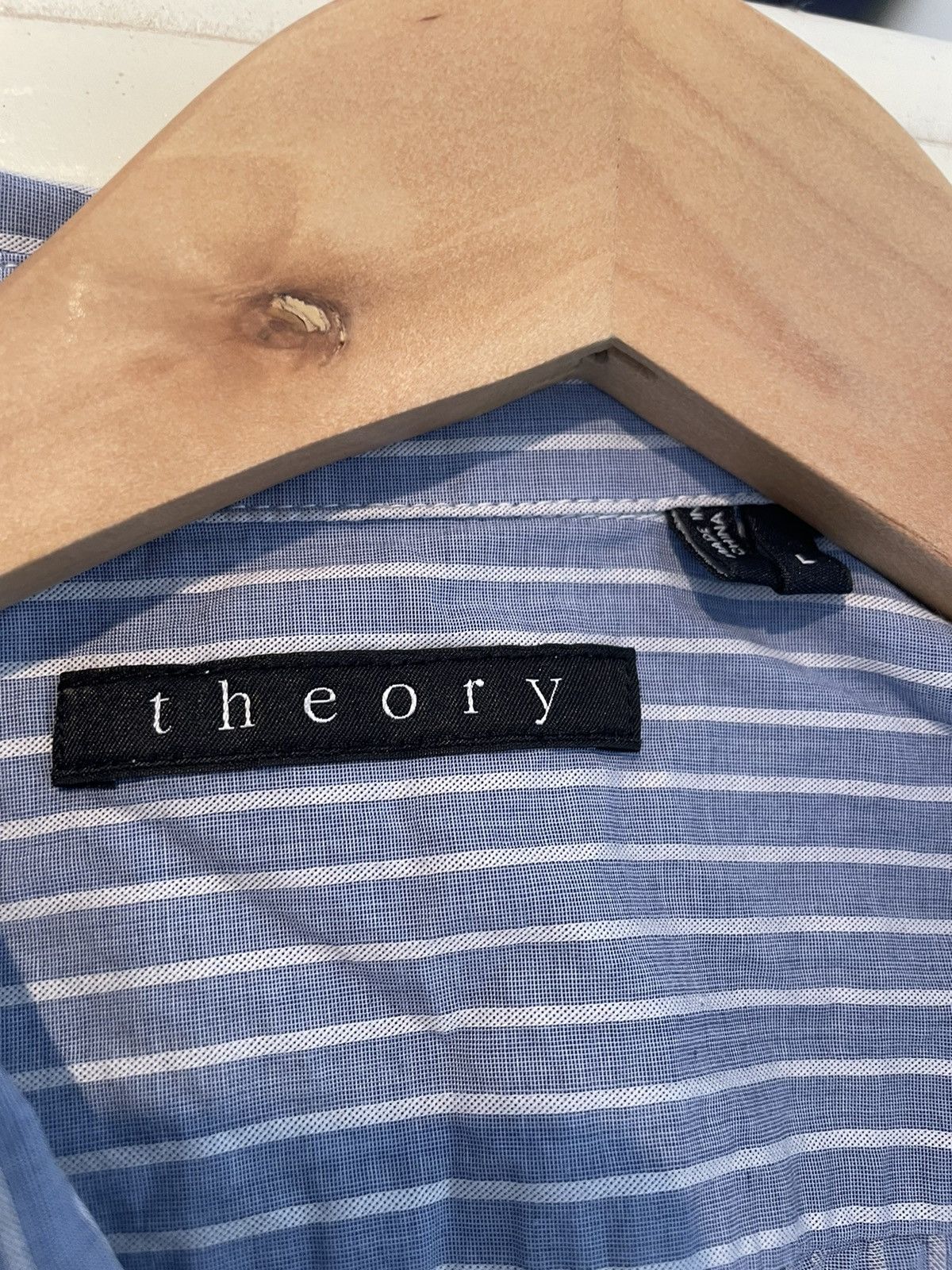 Theory Theory Striped Shirt Size US M / EU 48-50 / 2 - 3 Thumbnail