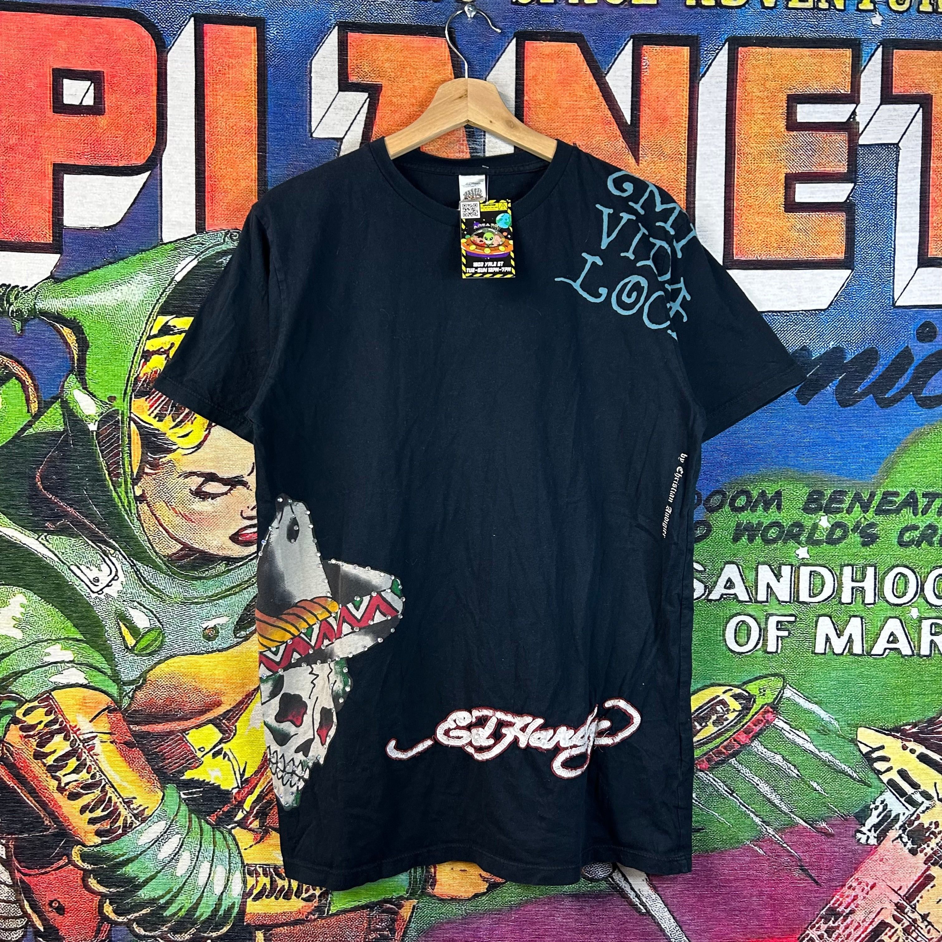 Ed Hardy Y2K Ed Hardy ‘Death or Glory’ Tee Size Large Size US L / EU 52-54 / 3 - 1 Thumbnail