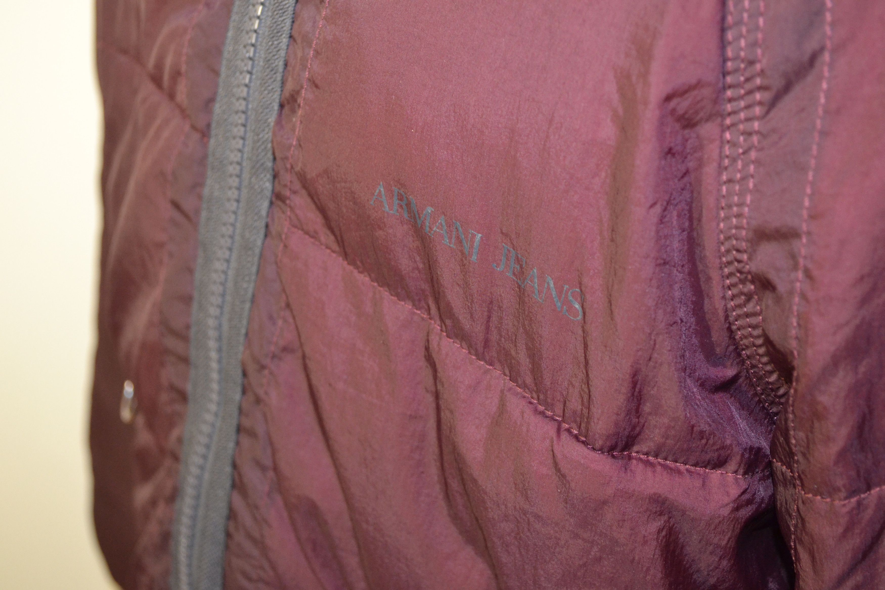 Armani Vintage Armani Jeans Puffer Jacket – Size L – Rare 2000s Size US L / EU 52-54 / 3 - 4 Thumbnail