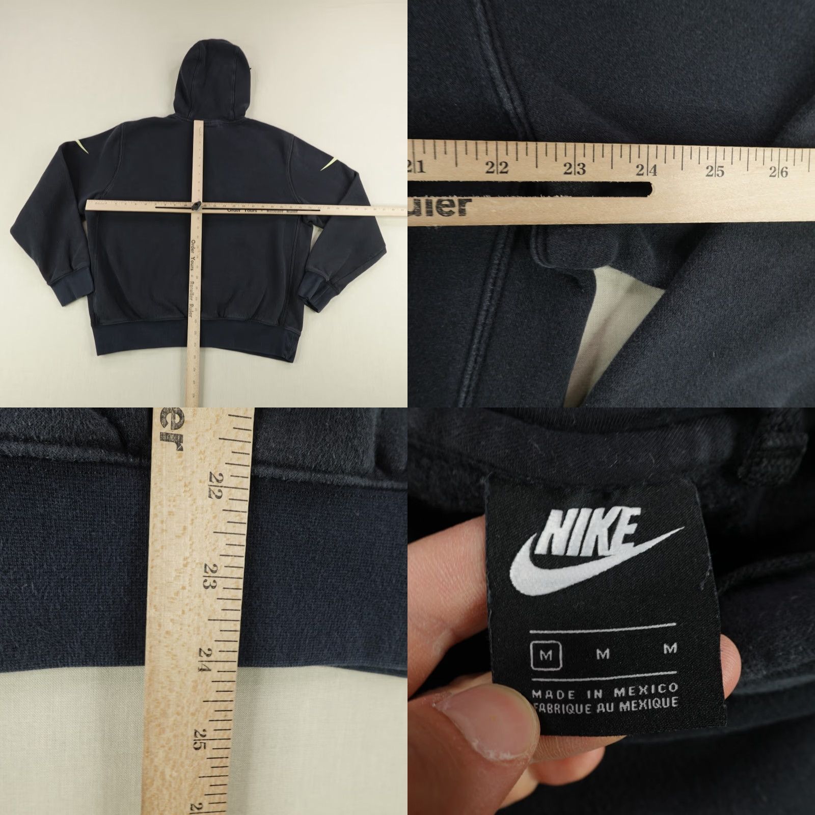 Nike Nike Hoodie Mens Medium Black Future Movement Pullover Sweatshirt Sweater BHM Size US M / EU 48-50 / 2 - 8 Thumbnail
