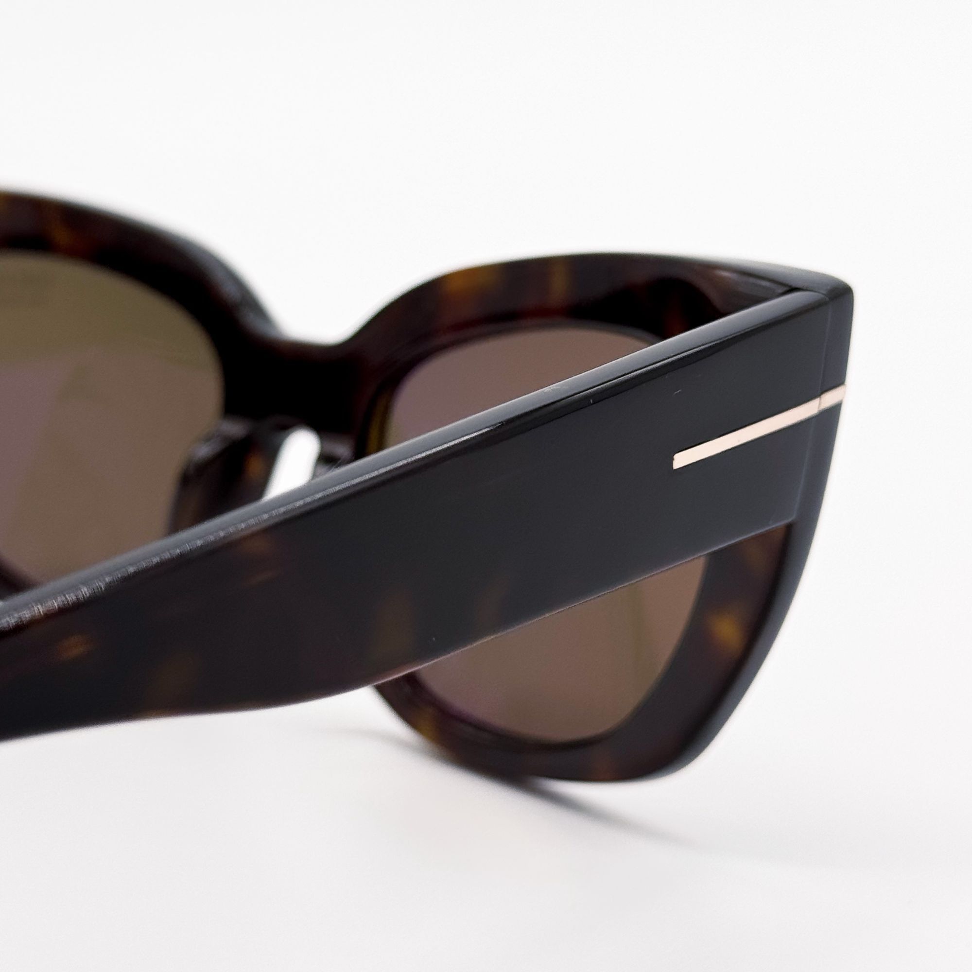 Tom Ford NEW TOM FORD SUNGLASSES ATHENA TF1190 52H POLARIZED HAVANA Size ONE SIZE - 6 Thumbnail
