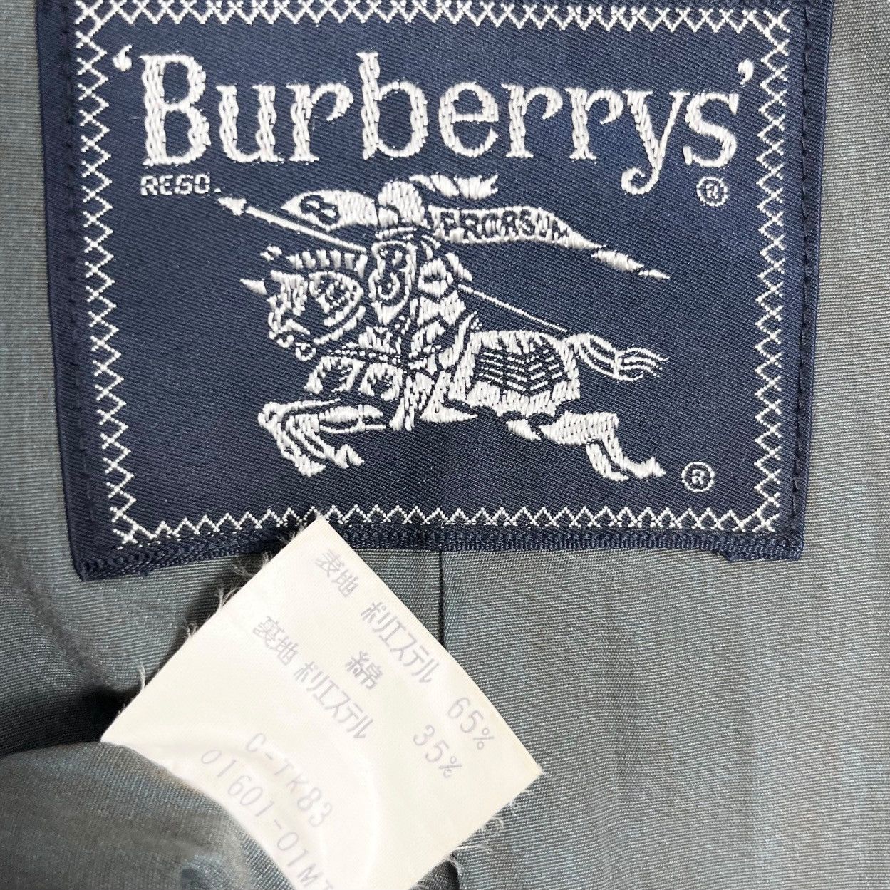 Burberry × Vintage Vintage 90s Burberrys Nylon Trench Coat Size US M / EU 48-50 / 2 - 9 Thumbnail