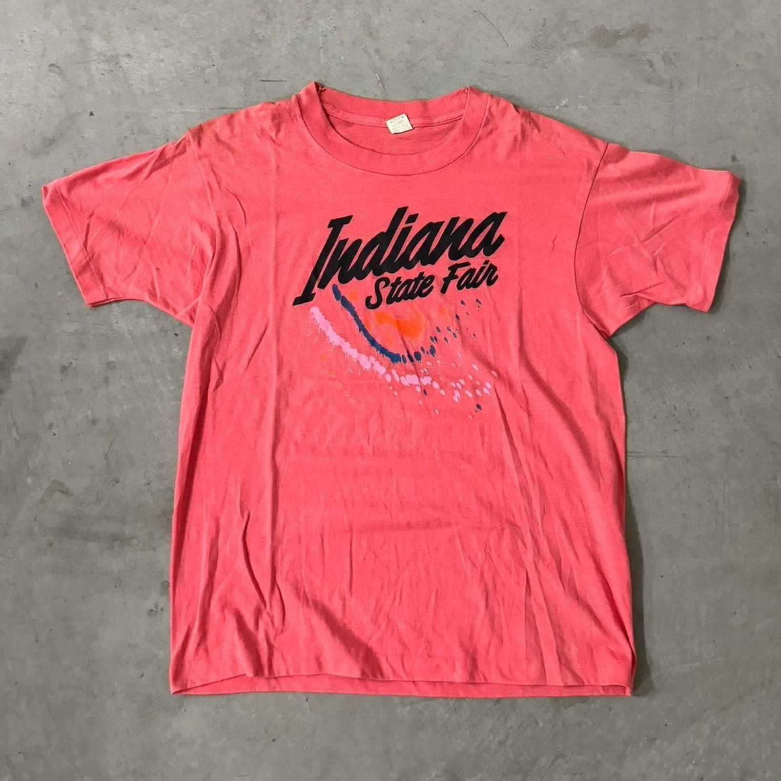 Vintage Vintage 80s Indiana State Fair Tee Size US L / EU 52-54 / 3 - 1 Thumbnail
