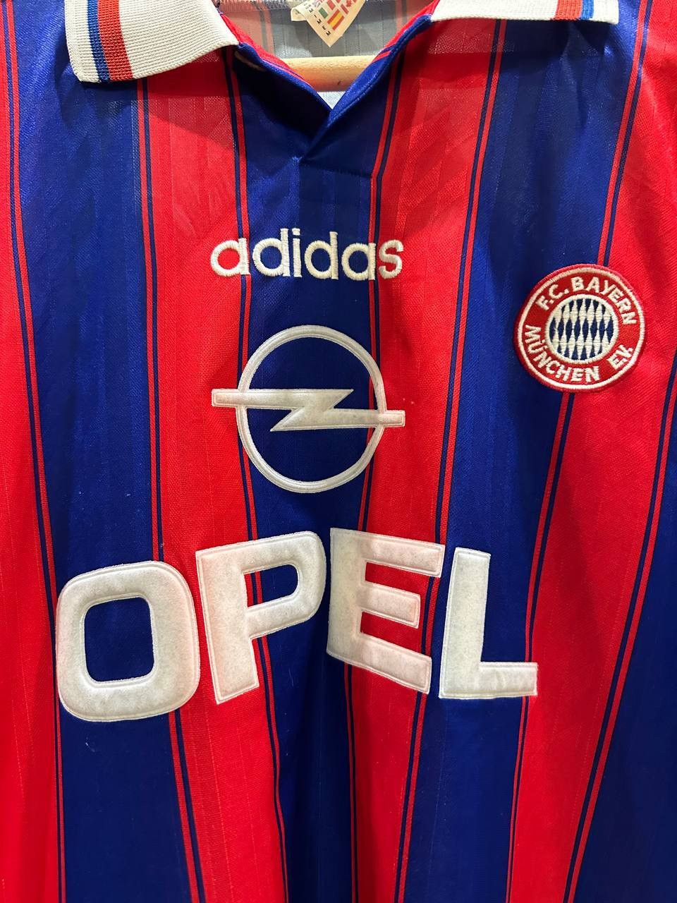 Vintage Adidas Bayern Munich 1996 1997 #18 Klinsmann Size US M / EU 48-50 / 2 - 3 Thumbnail