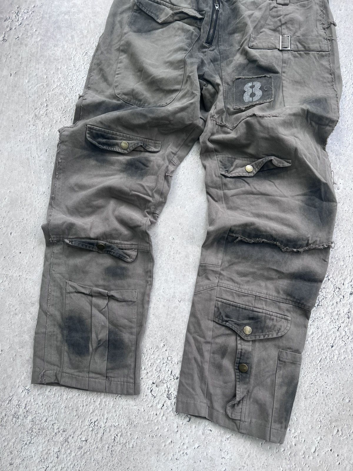 If Six Was Nine × Japanese Brand × Le Grande Bleu (L.G.B.) Y2k affliction graphic angel wing type jeans CARGO Size US 33 - 3 Thumbnail