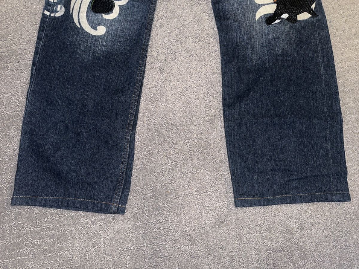 One Piece Vintage One Piece Zoro v Mihawk Embroidered Jeans Size US 30 / EU 46 - 6 Thumbnail