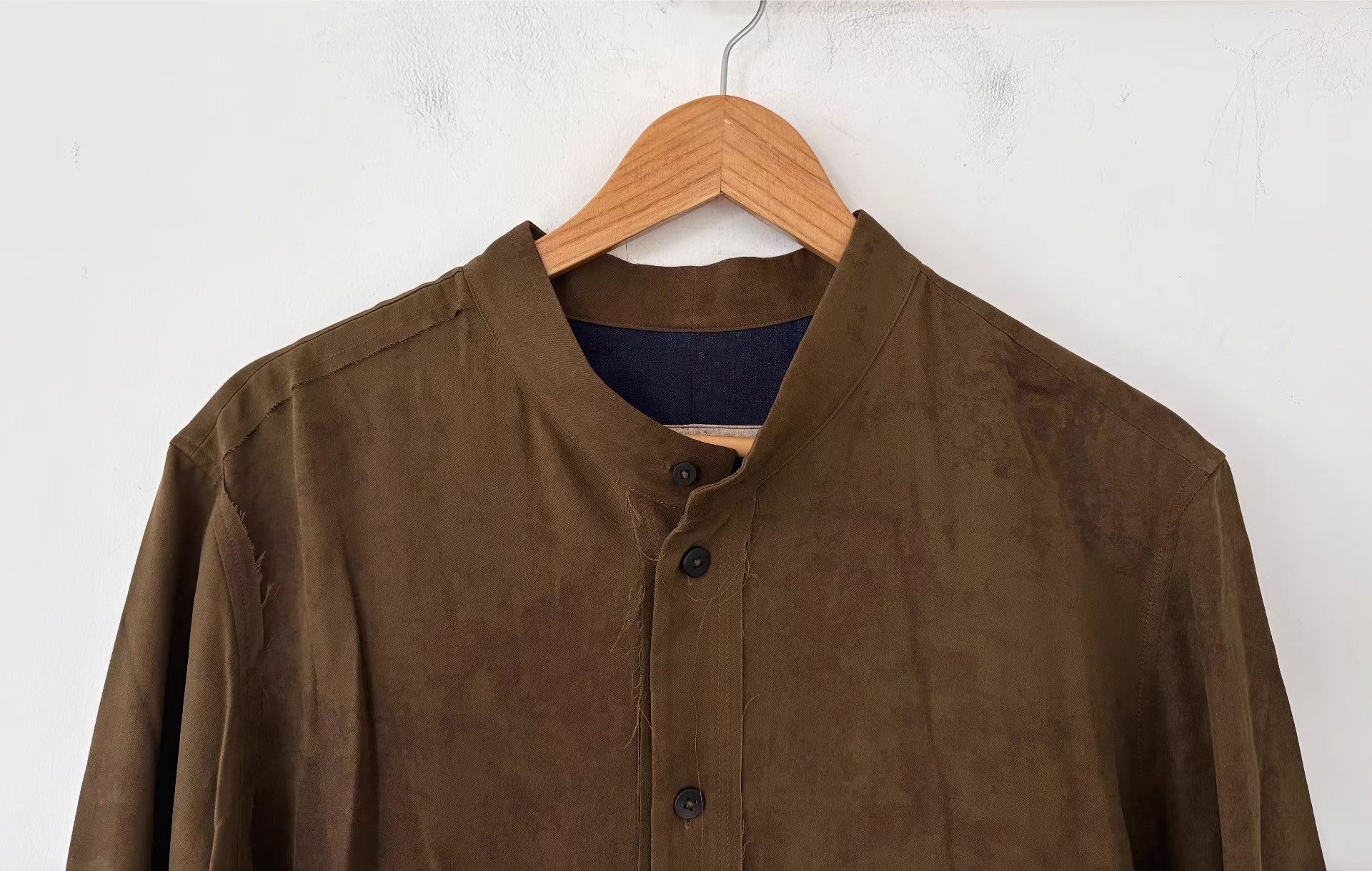 Ziggy Chen Brown Long Sleeve Button-Up Shirt Size US M / EU 48-50 / 2 - 7 Thumbnail