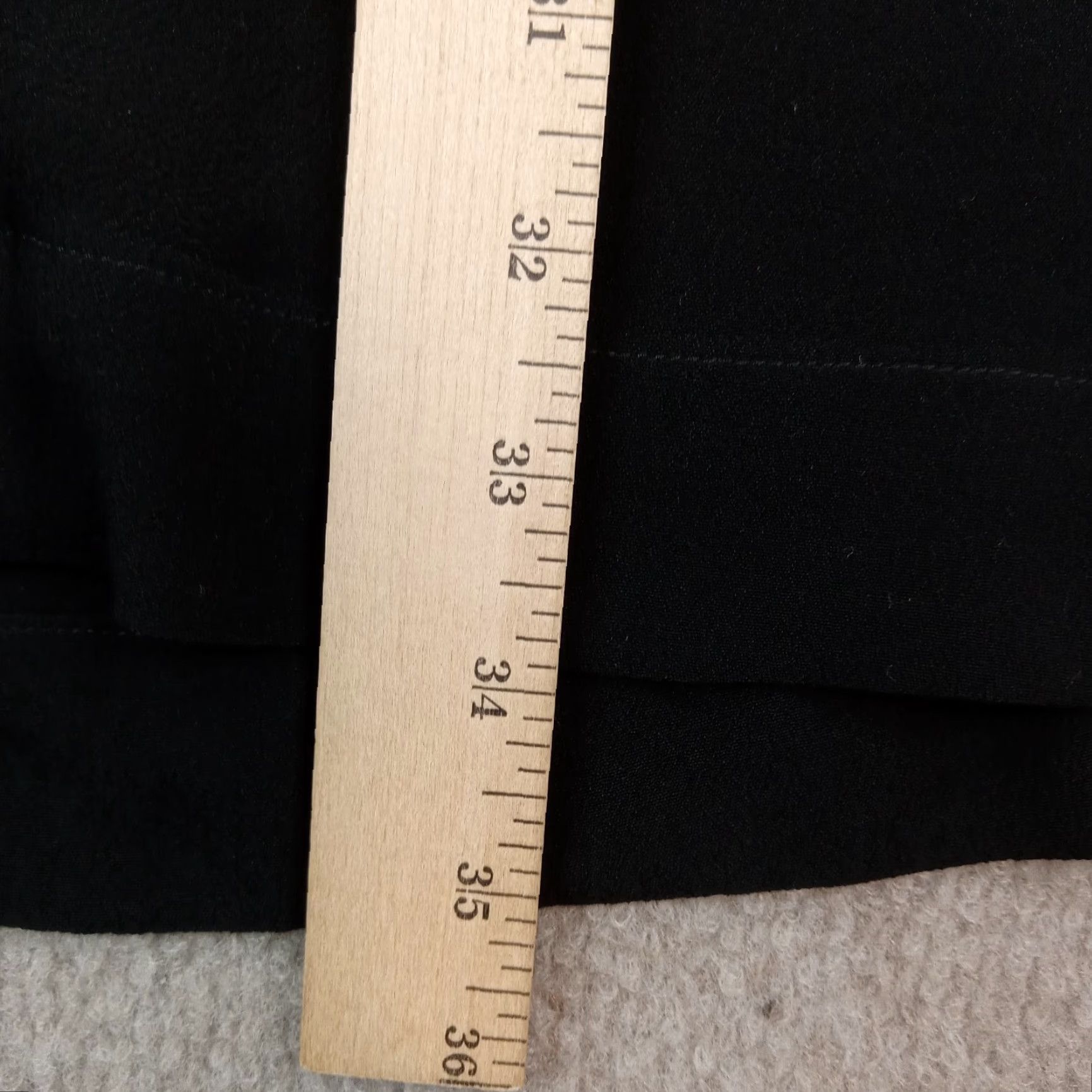 Madewell Madewell Dress Womens Small Black Shift Long Sleeve Button Front V-Neck Casual Size S / US 4 / IT 40 - 3 Thumbnail