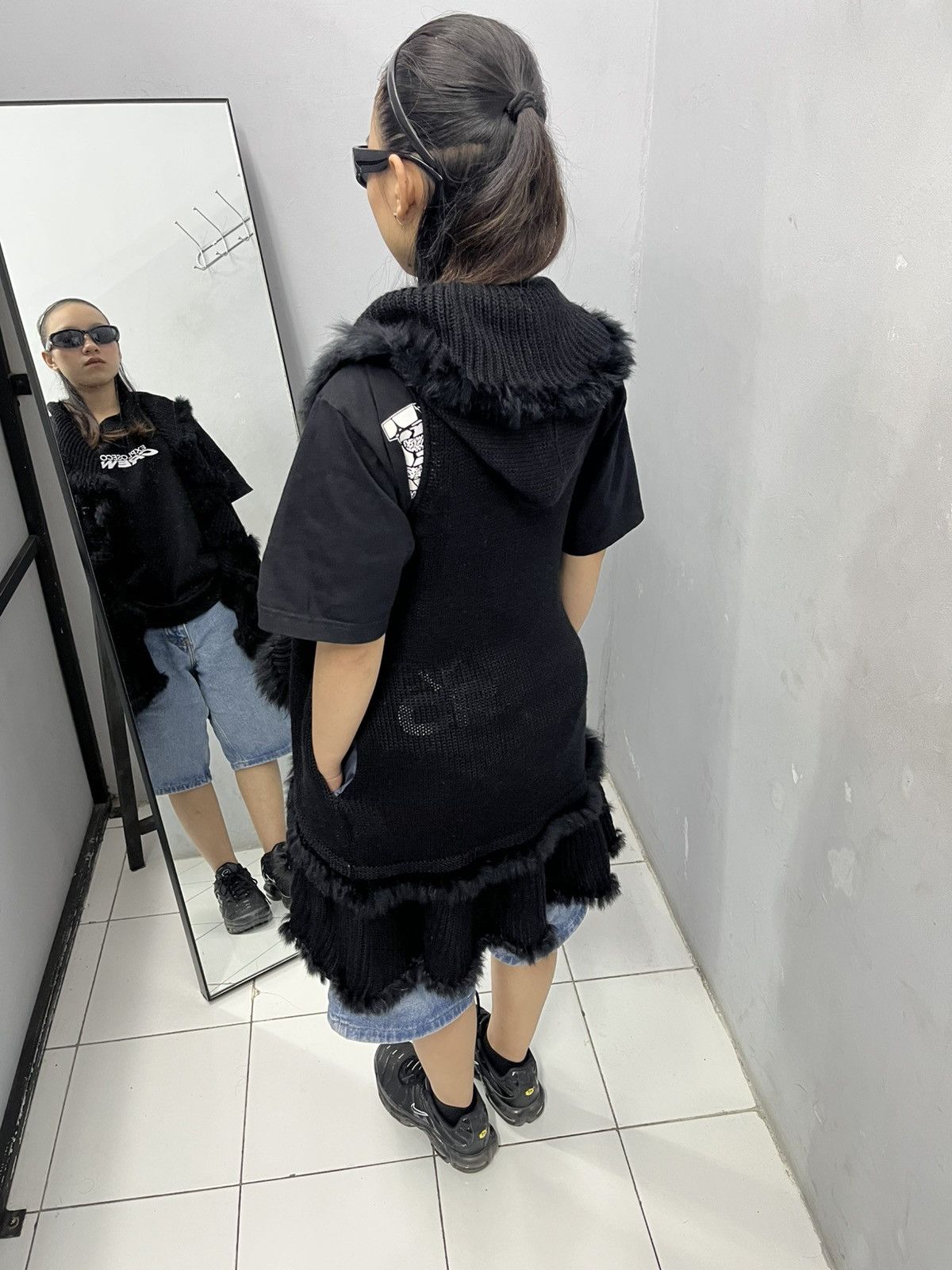 Japanese Brand 🇯🇵Ciu-Ciu Japanese brand Faux Fur Vest🇯🇵 Size US L / EU 52-54 / 3 - 3 Thumbnail