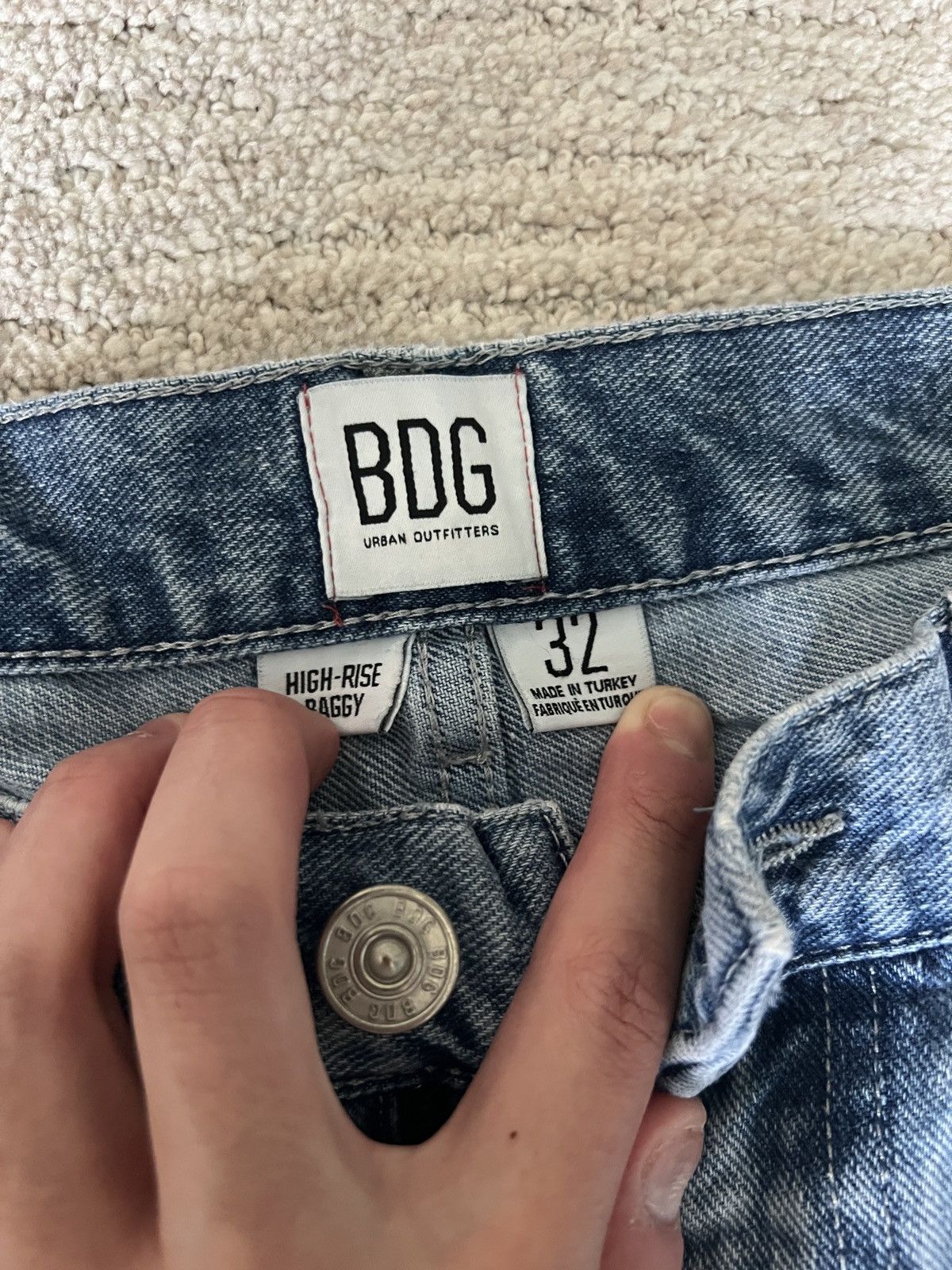Bdg BDG Baggy Jeans Size US 34 / EU 50 - 3 Thumbnail