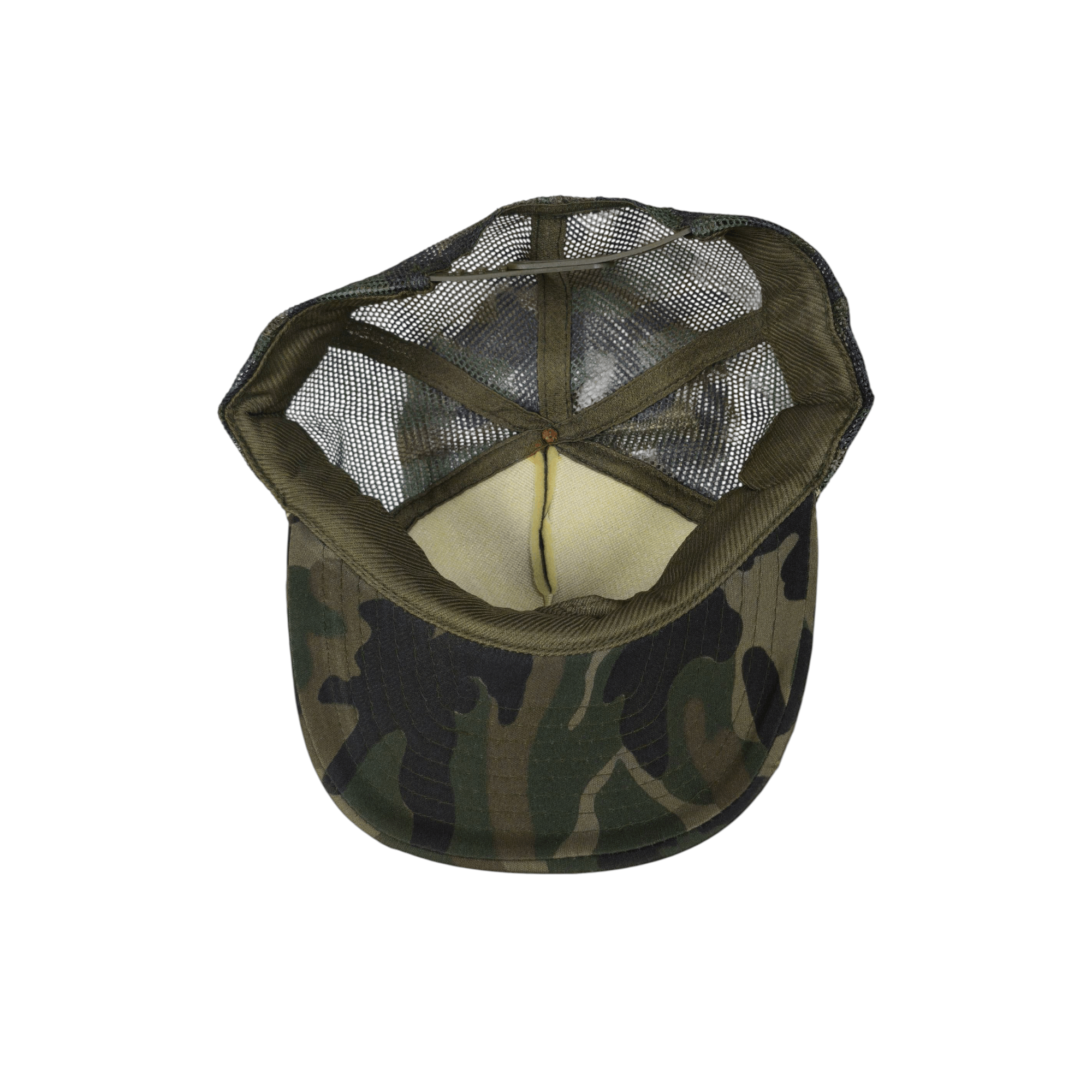 Vintage Vintage 80s Camo Trucker Hat Deer Hunting Mesh Snapback Size ONE SIZE - 6 Thumbnail