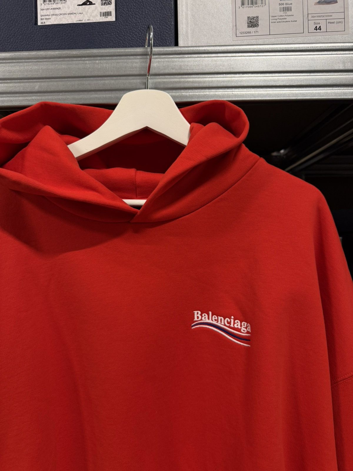 Balenciaga Balenciaga Campaign Political Embroidery Hoodie NEW 1300$ Size US XXL / EU 58 / 5 - 6 Thumbnail