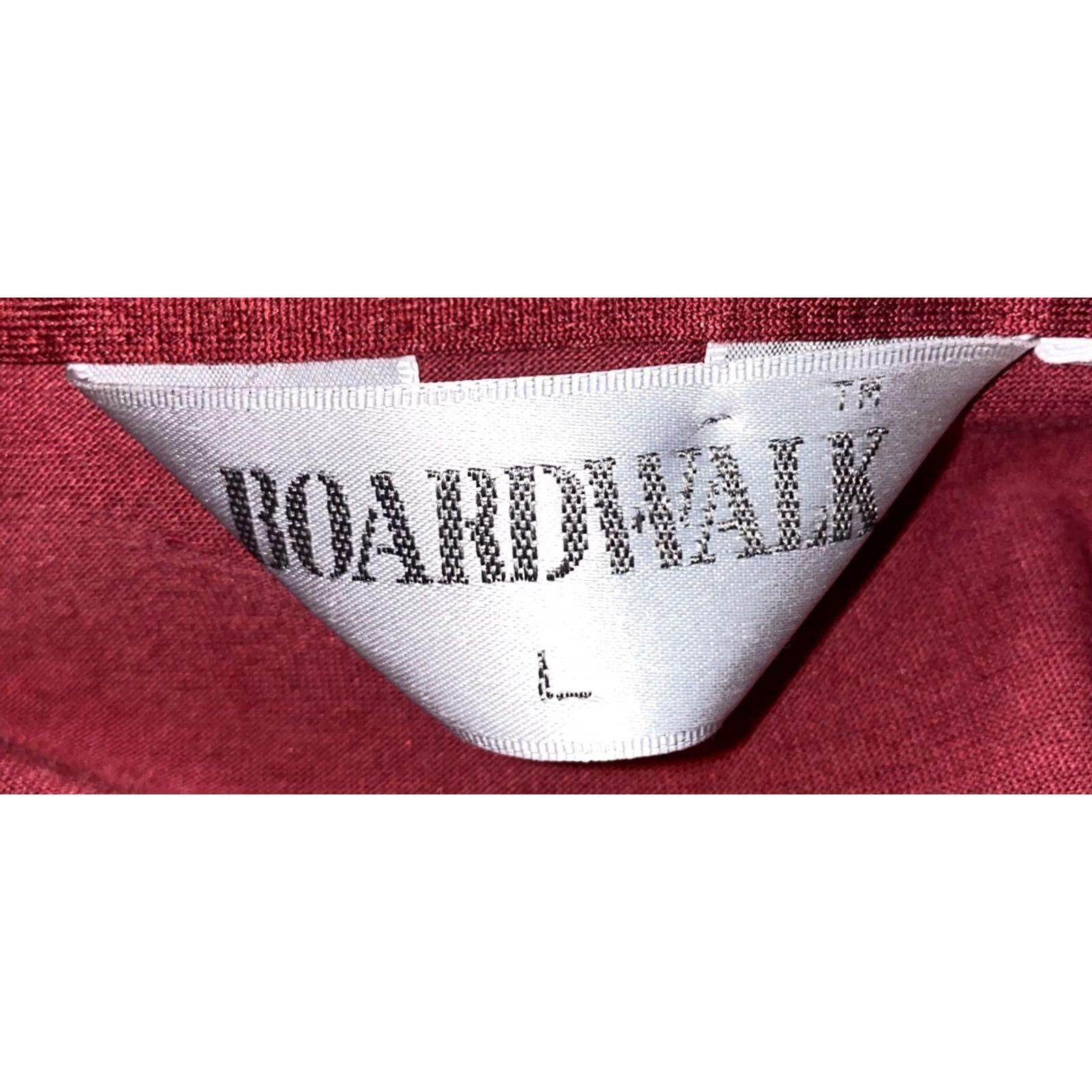 Vintage Boardwalk Polo Shirt Mens Red Polyester Blend Golf North American Open 20 in Armpit Size L Size US L / EU 52-54 / 3 - 7 Thumbnail