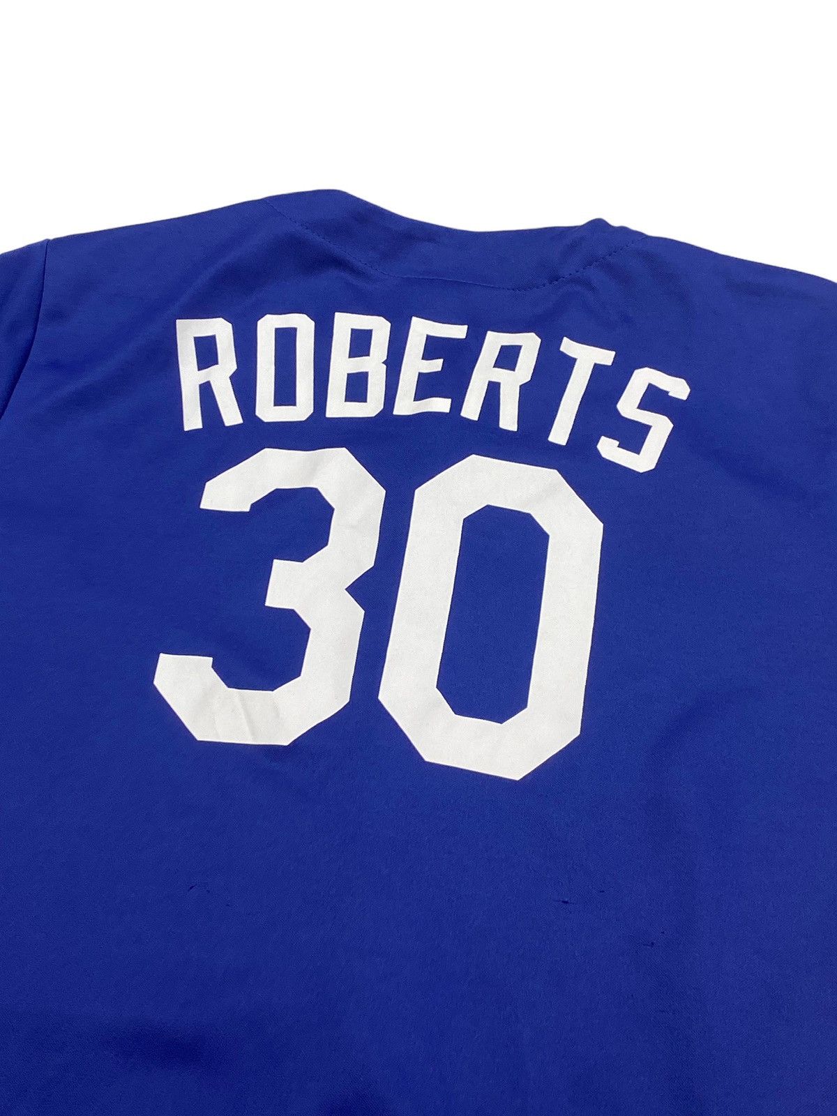 MLB Vintage LA DODGERS Blue Big Logo Jersey Size US XL / EU 56 / 4 - 8 Thumbnail