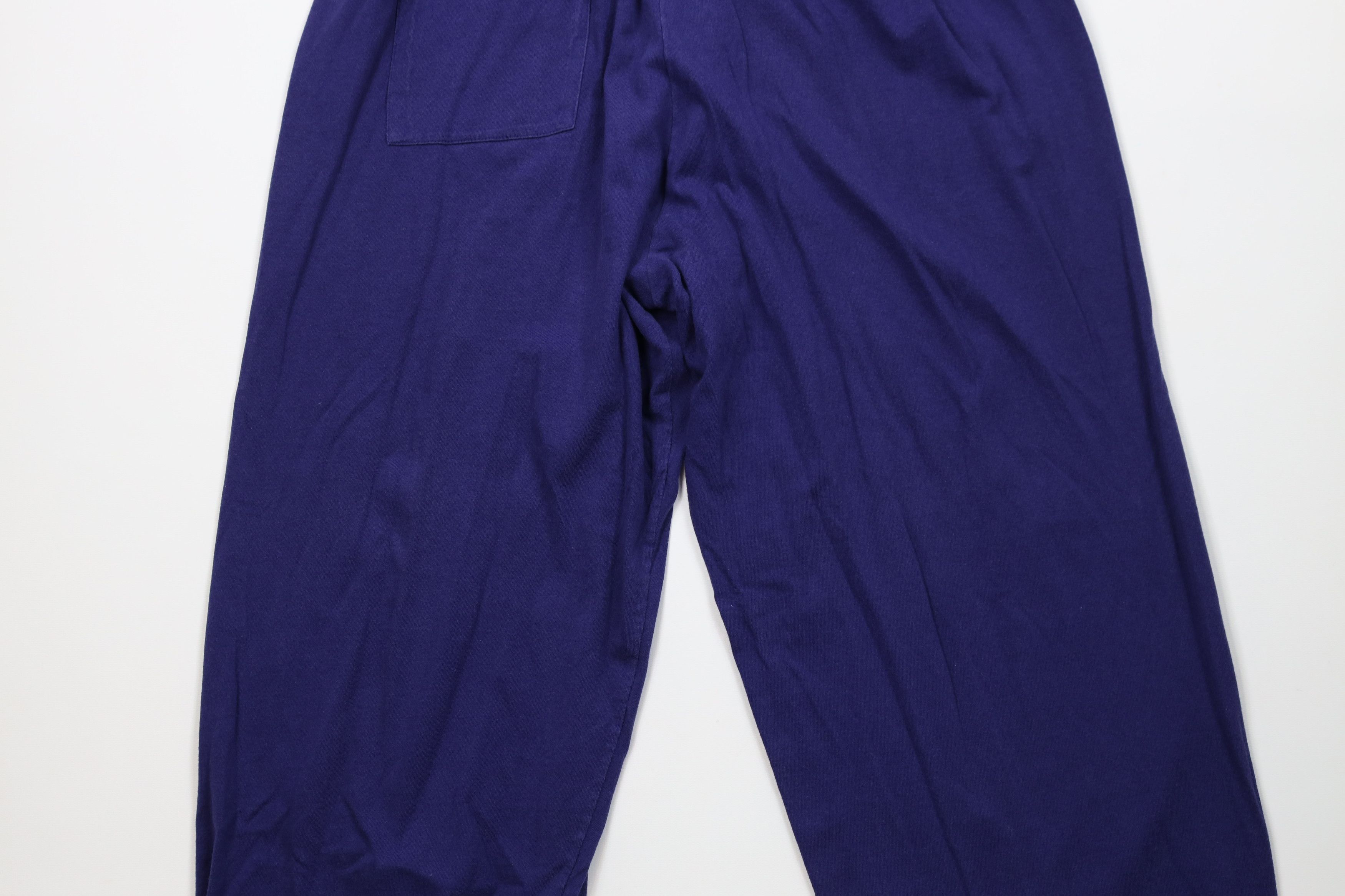 Vintage Vintage 90s Streetwear Lightweight Sweatpants Joggers Blue Size US 36 / EU 52 - 11 Thumbnail