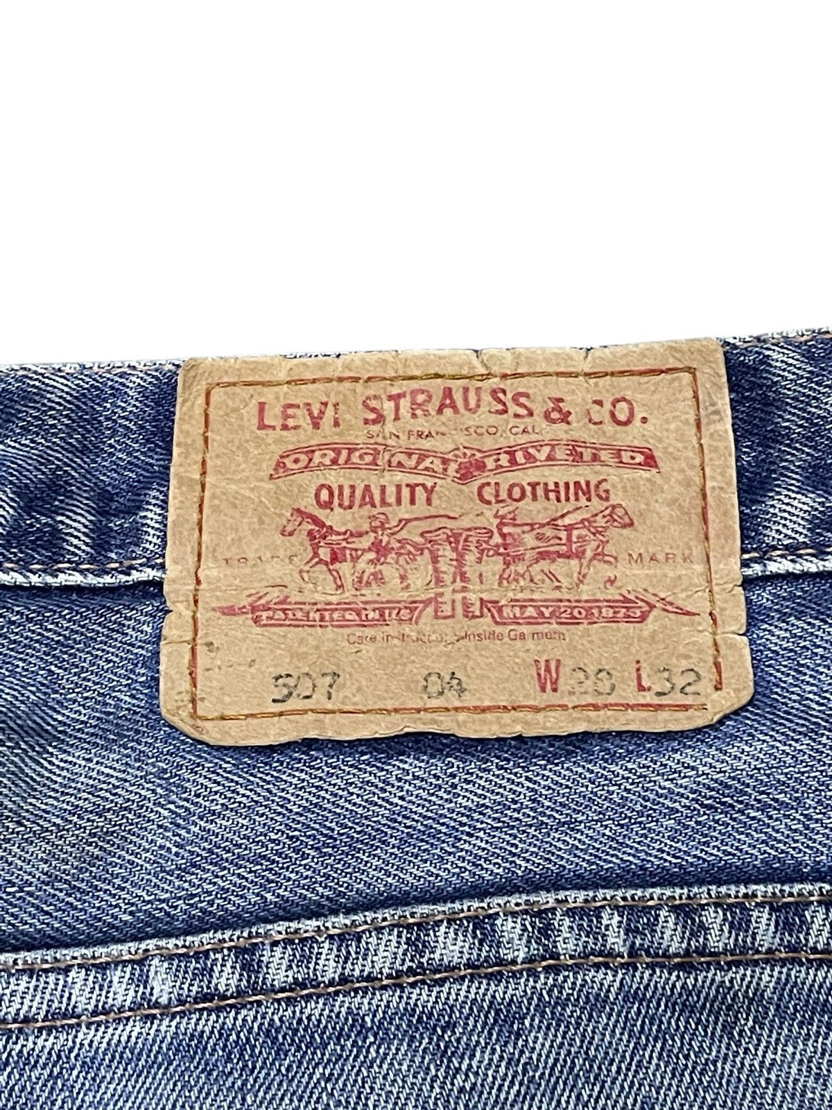 Levi's Vintage Levis 507 Flared Bootcut Distressed Jeans Size US 28 / EU 44 - 24 Thumbnail