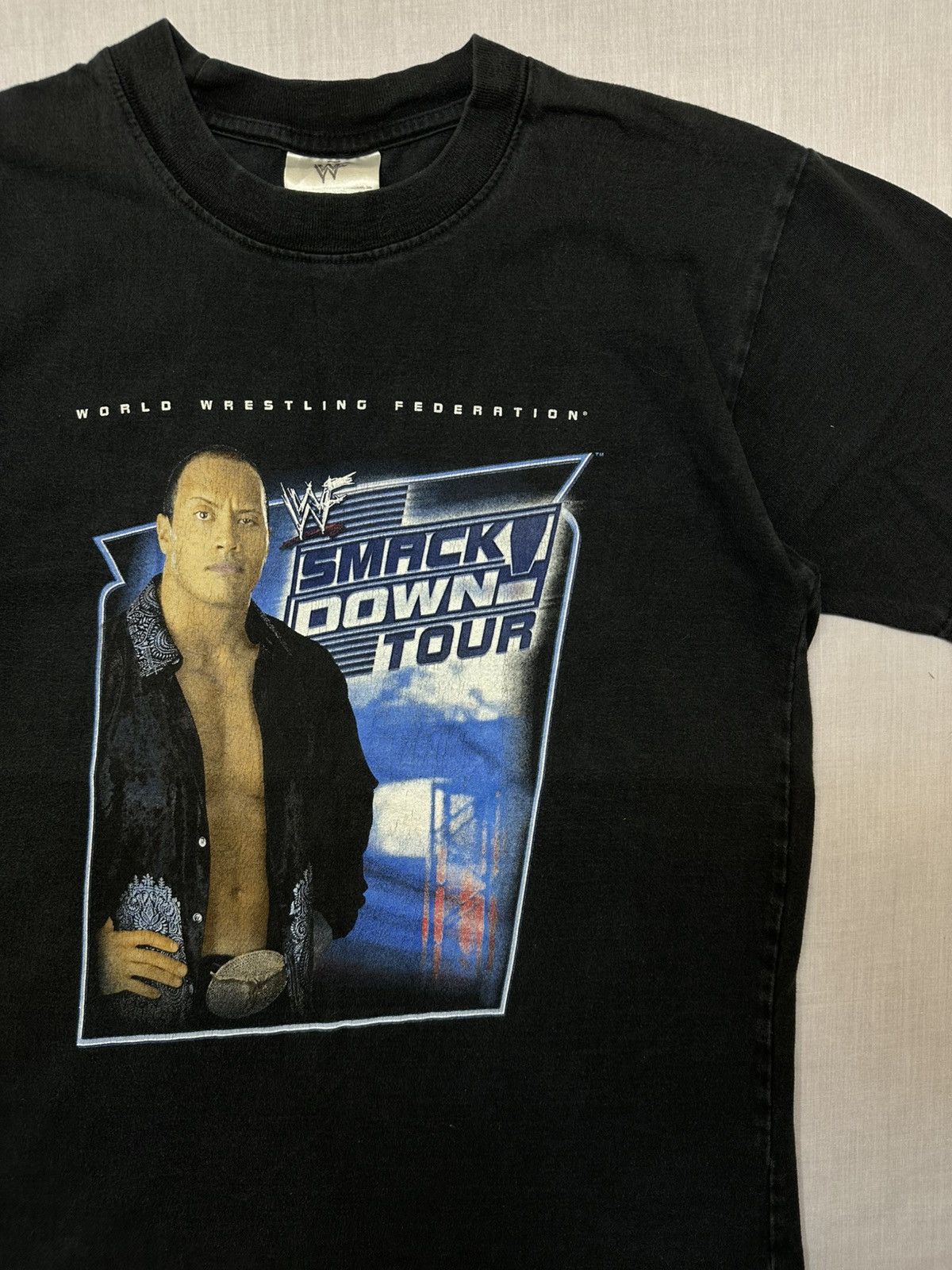 WWF vintage 2002 World Wrestling Federation (WWF)Rock SmackDown. Size US S / EU 44-46 / 1 - 5 Thumbnail