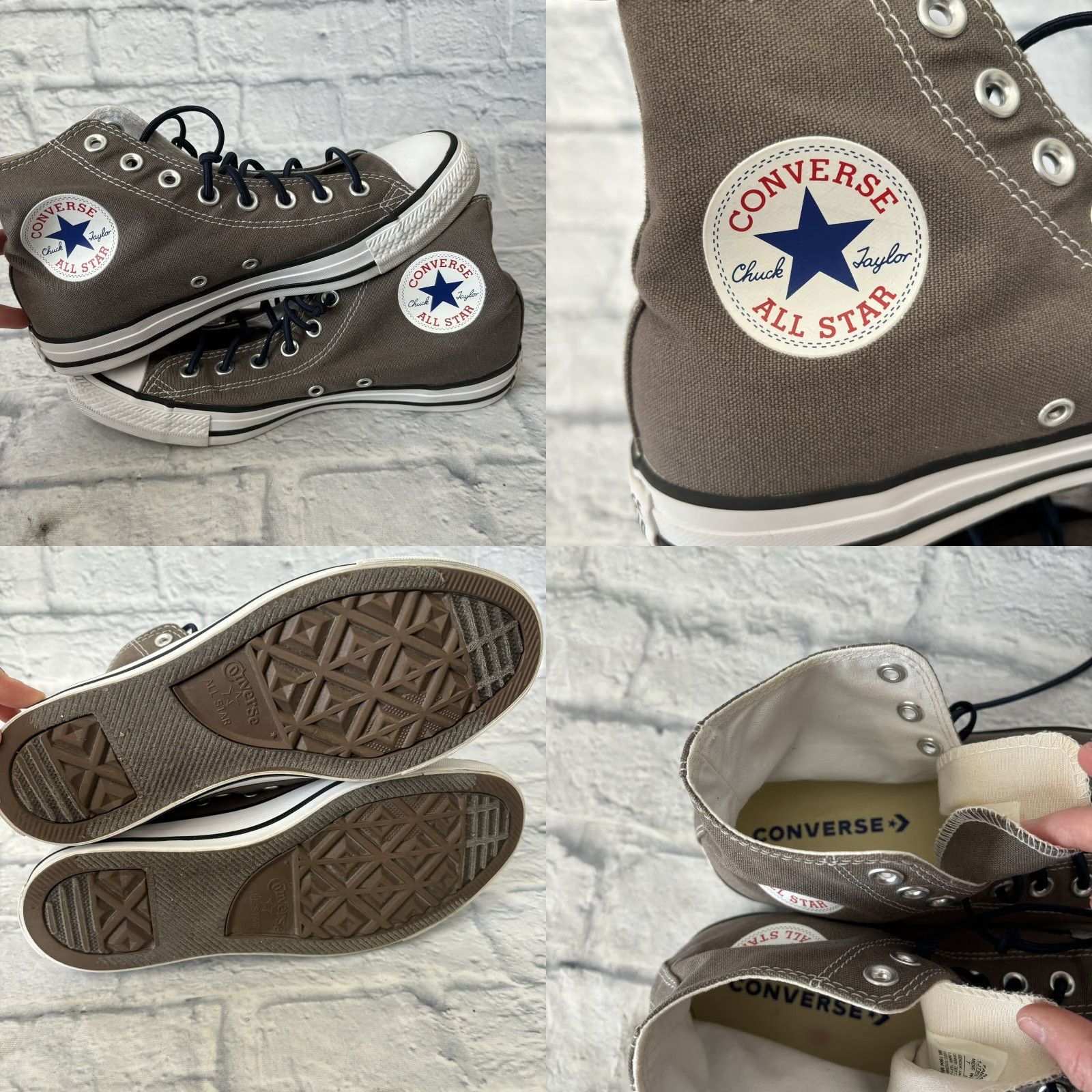 Converse Converse All Star Chuck Taylor Shoes Charcoal Gray High Top Sneakers Womens Size 9 Size M / US 6-8 / IT 42-44 - 8 Thumbnail