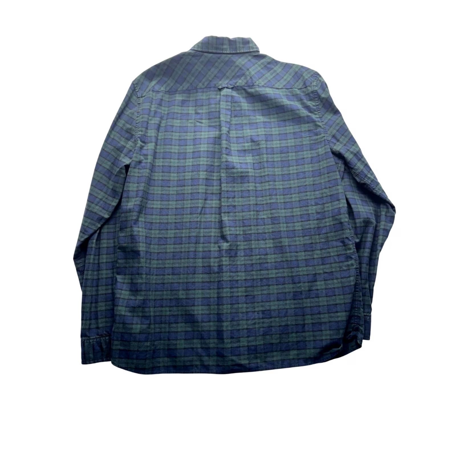 Lacoste Lacoste Plaid Shirt Button-Down Long Sleeve 100% Cotton Mens L Green Regular Fit Size US L / EU 52-54 / 3 - 2 Thumbnail