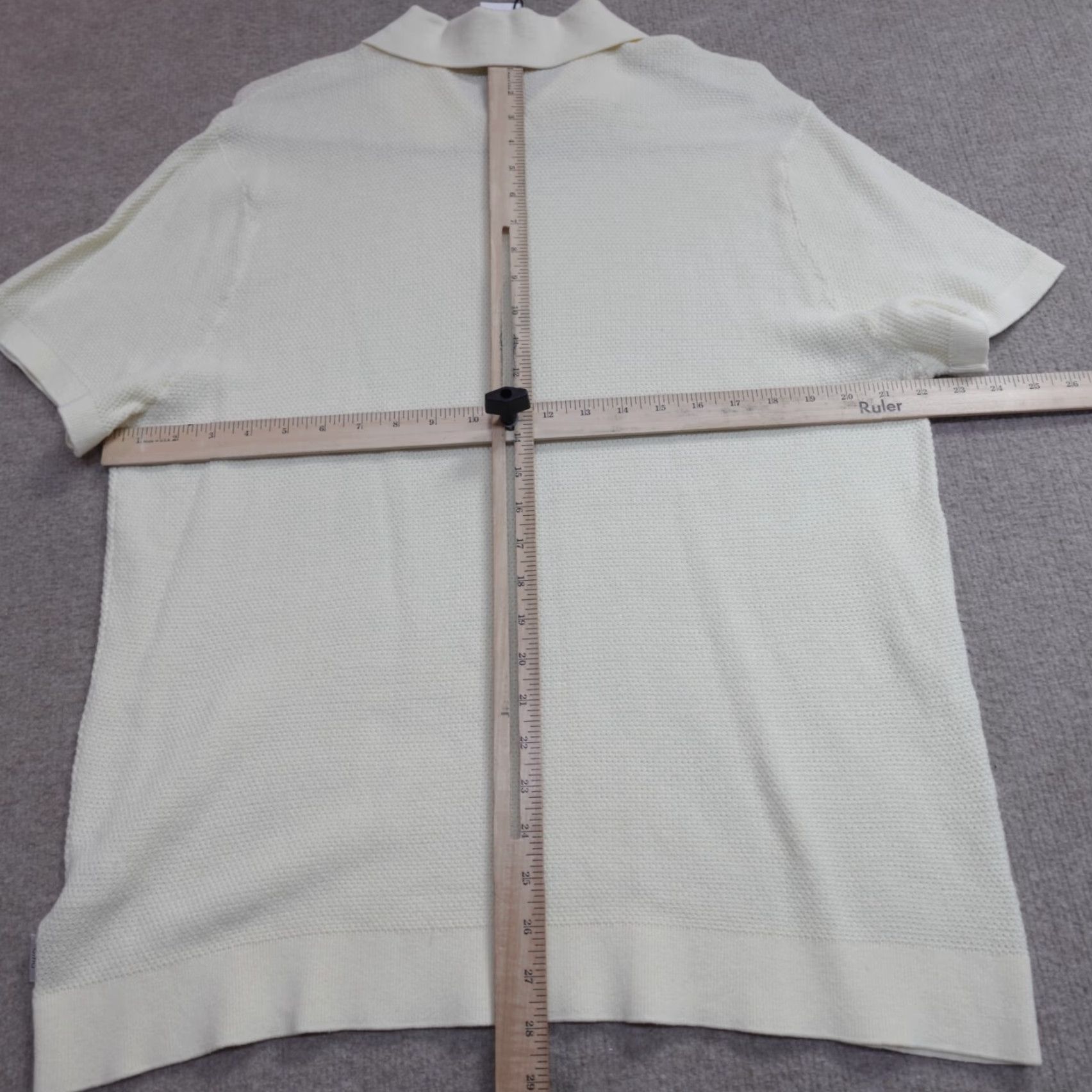 Onia Onia Polo Shirt 2XL Yellow Solid Cotton Knit S/S Pullover Men Polo Size US XXL / EU 58 / 5 - 7 Thumbnail