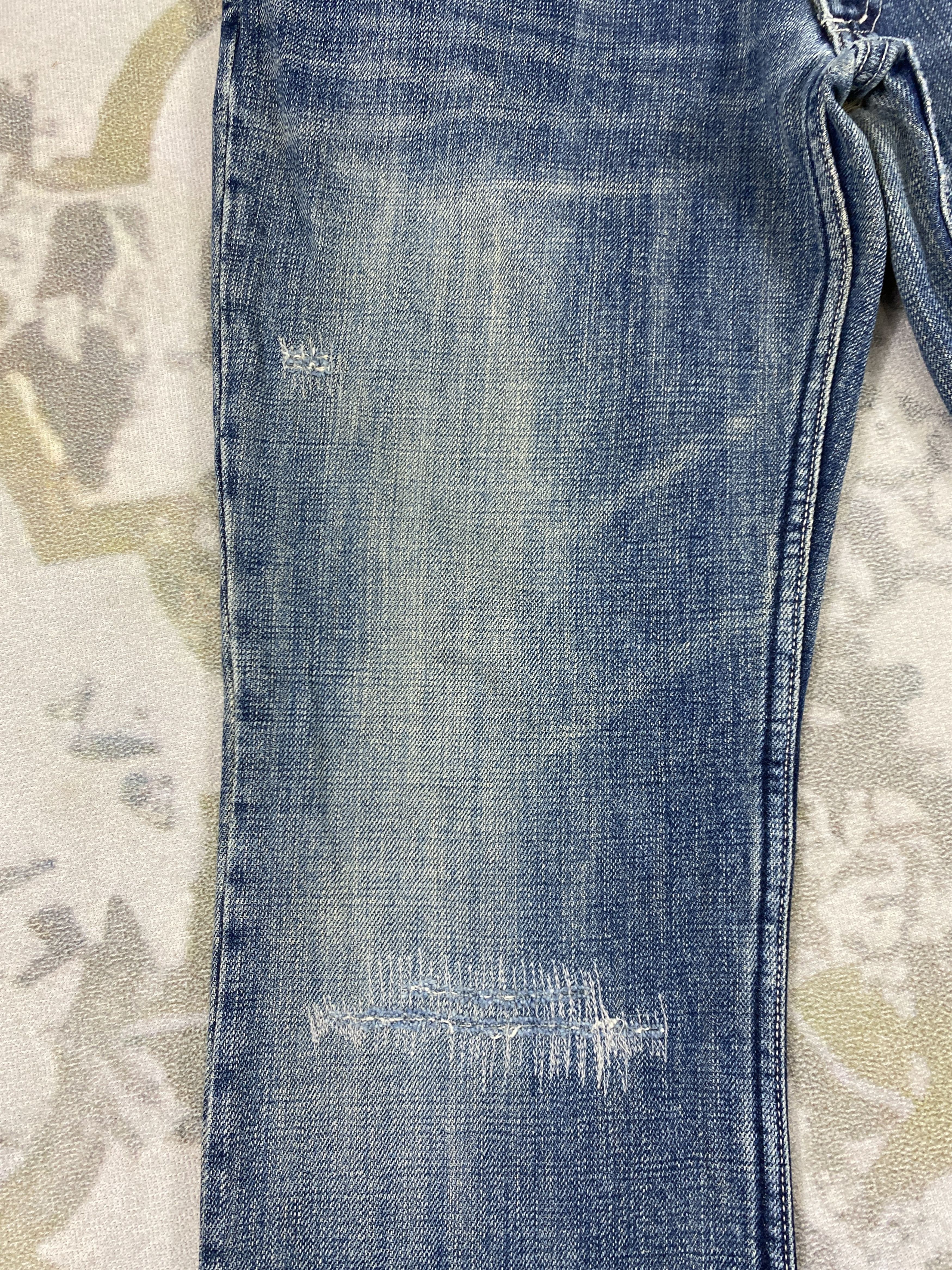 Hysteric Glamour Distressed Vintage Ageless Flare Jeans 30x29 Denim- JN3712 Size US 30 / EU 46 - 12 Thumbnail