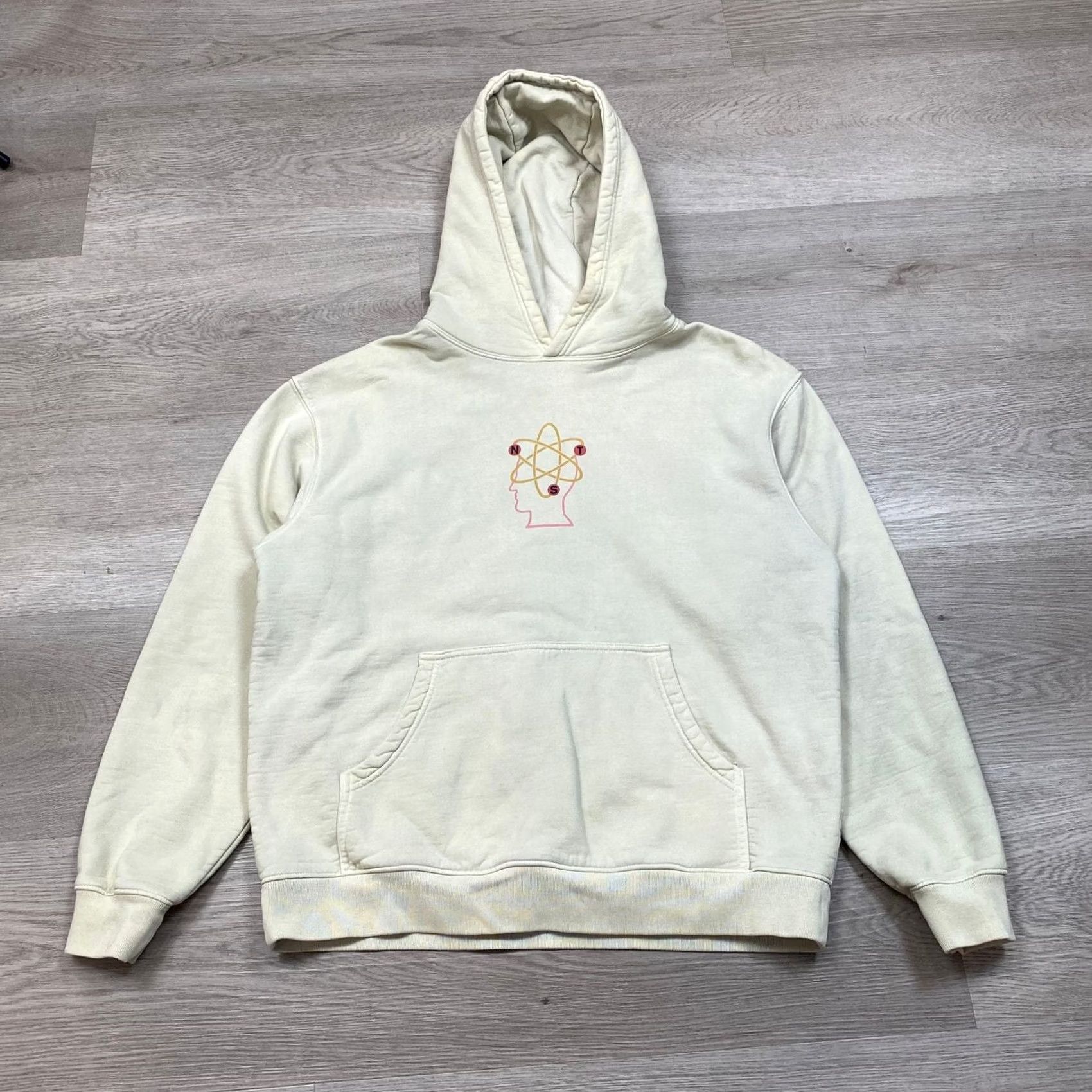 Brain Dead Brain Dead NTS 2021 Capsule Audio Department Hoodie Men's M Beige Size US M / EU 48-50 / 2 - 2 Thumbnail