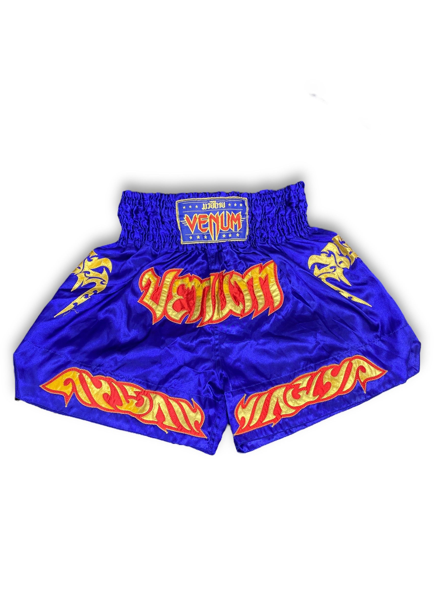 Other 🔥 Y2K VENUM VINTAGE MUAI THAI MMA SATIN HYPE SHORTS Size US 32 / EU 48 - 1 Thumbnail