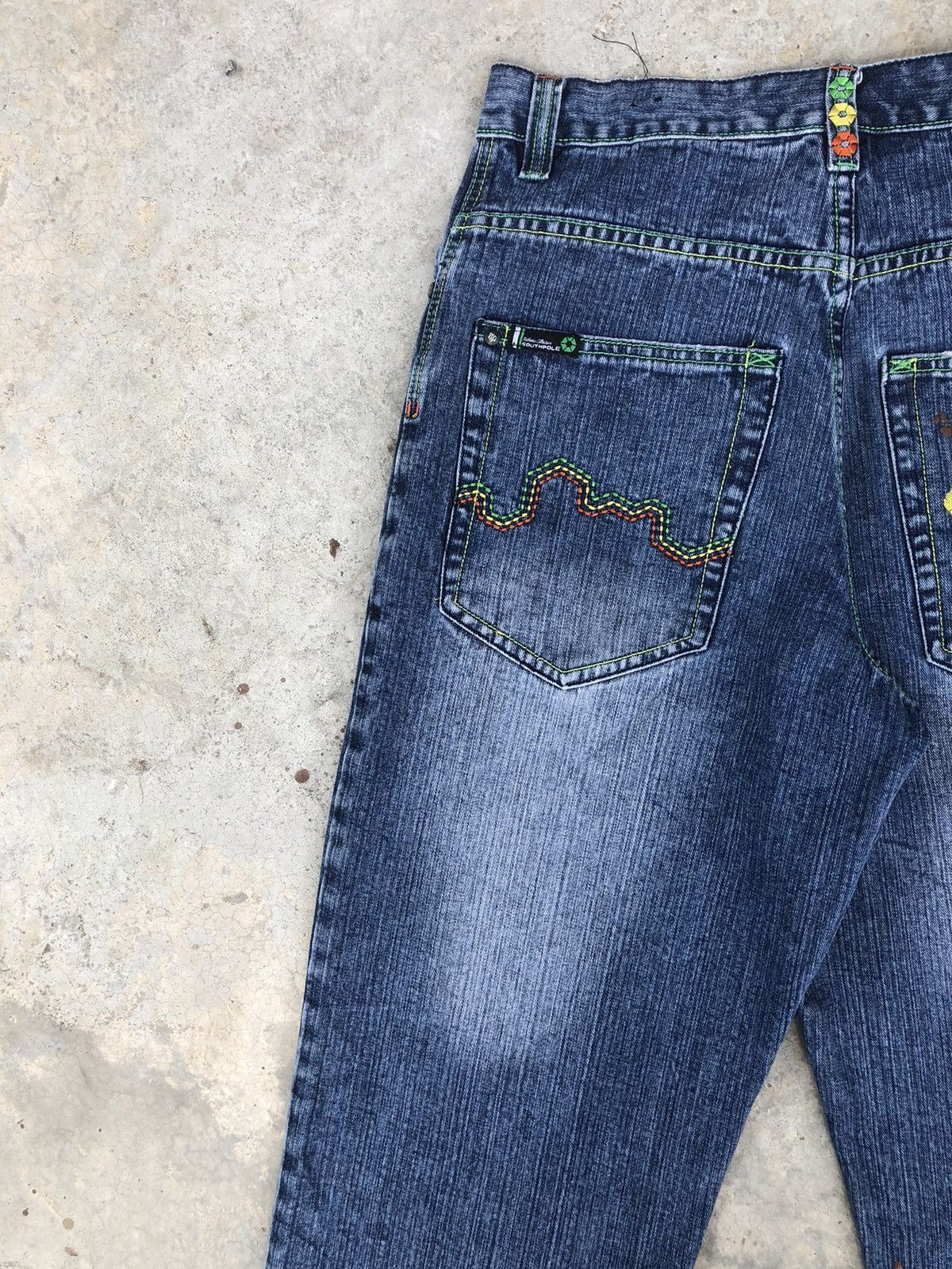 Southpole Vintage Southpole Embroidered Jeans Baggy Jeans hip hop Size US 32 / EU 48 - 9 Thumbnail