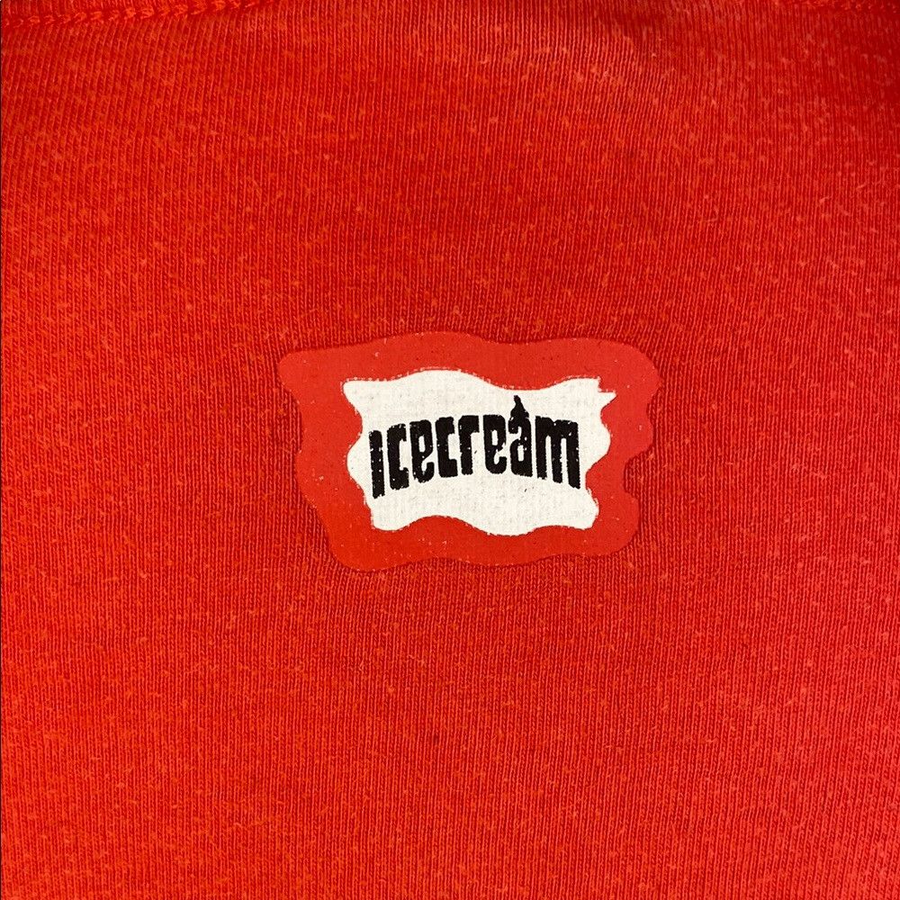 Icecream Icecream Graphic Print T-Shirt in Red Cotton (sz XL) Size US XL / EU 56 / 4 - 7 Thumbnail