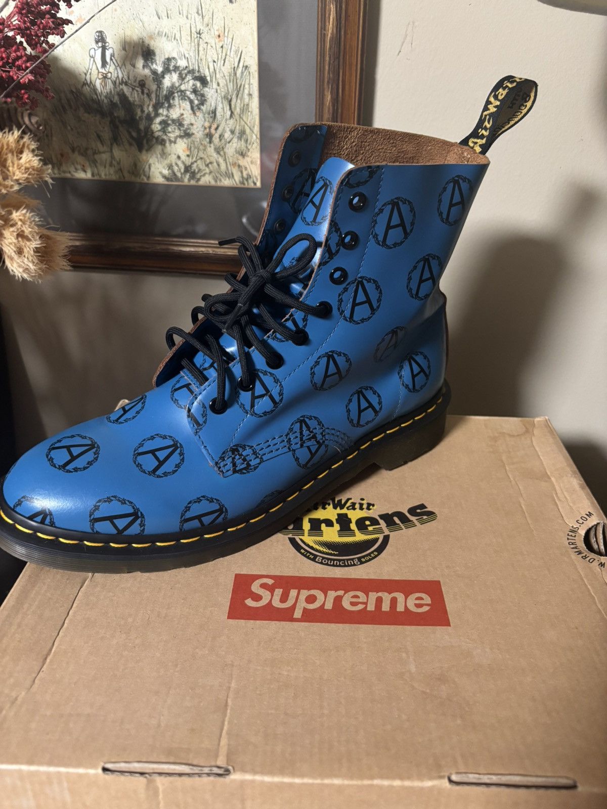 Supreme × Undercover Supreme x Undercover Anarchy Dr Martens | Grailed
