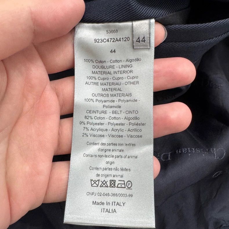 Dior Dior Old flower belt denim jacket Size US S / EU 44-46 / 1 - 3 Thumbnail