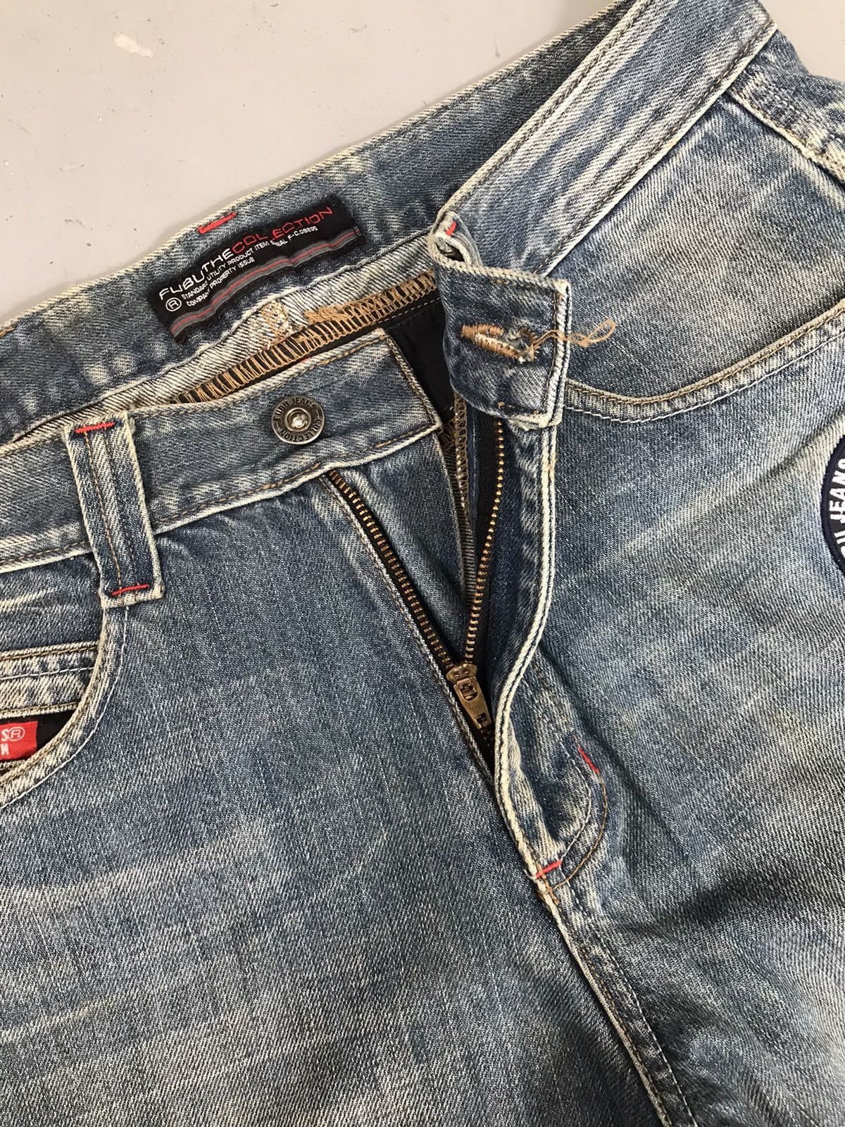 Fubu × Vintage Vintage Fubu jeans collection patchwork denim Size US 32 / EU 48 - 6 Thumbnail