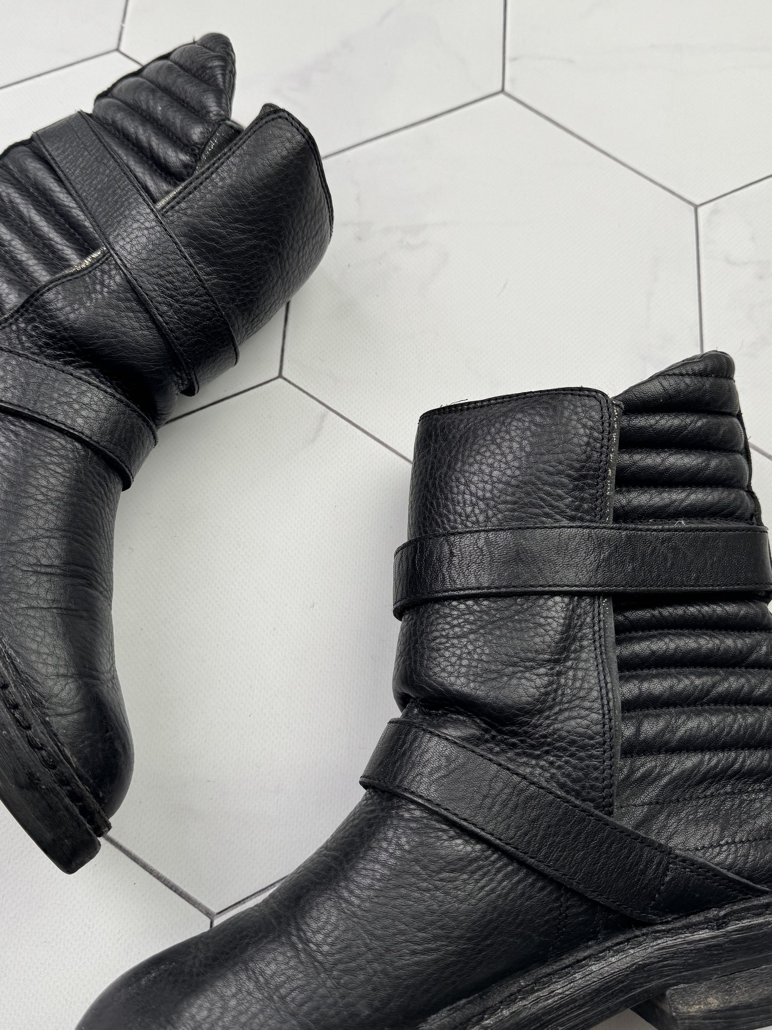 Zadig & Voltaire Zadig&Voltaire Vintage Leather Boots With Straps (B48) Size US 9 / IT 39 - 7 Thumbnail