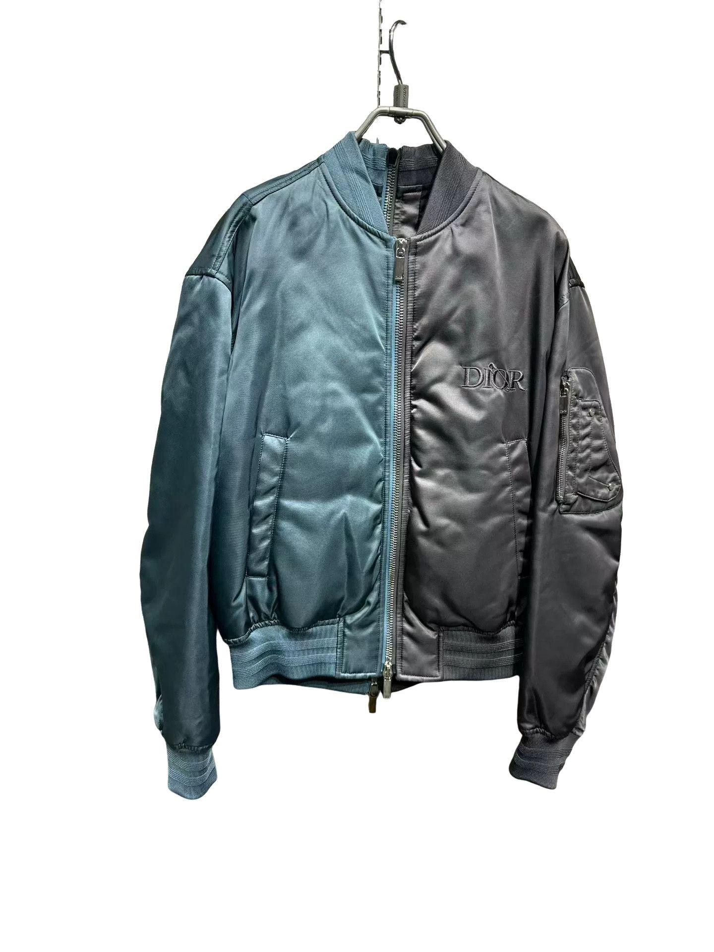 Dior Dior Split Color MA-1 Bomber Jacket Size 46 Size US S / EU 44-46 / 1 - 1 Thumbnail