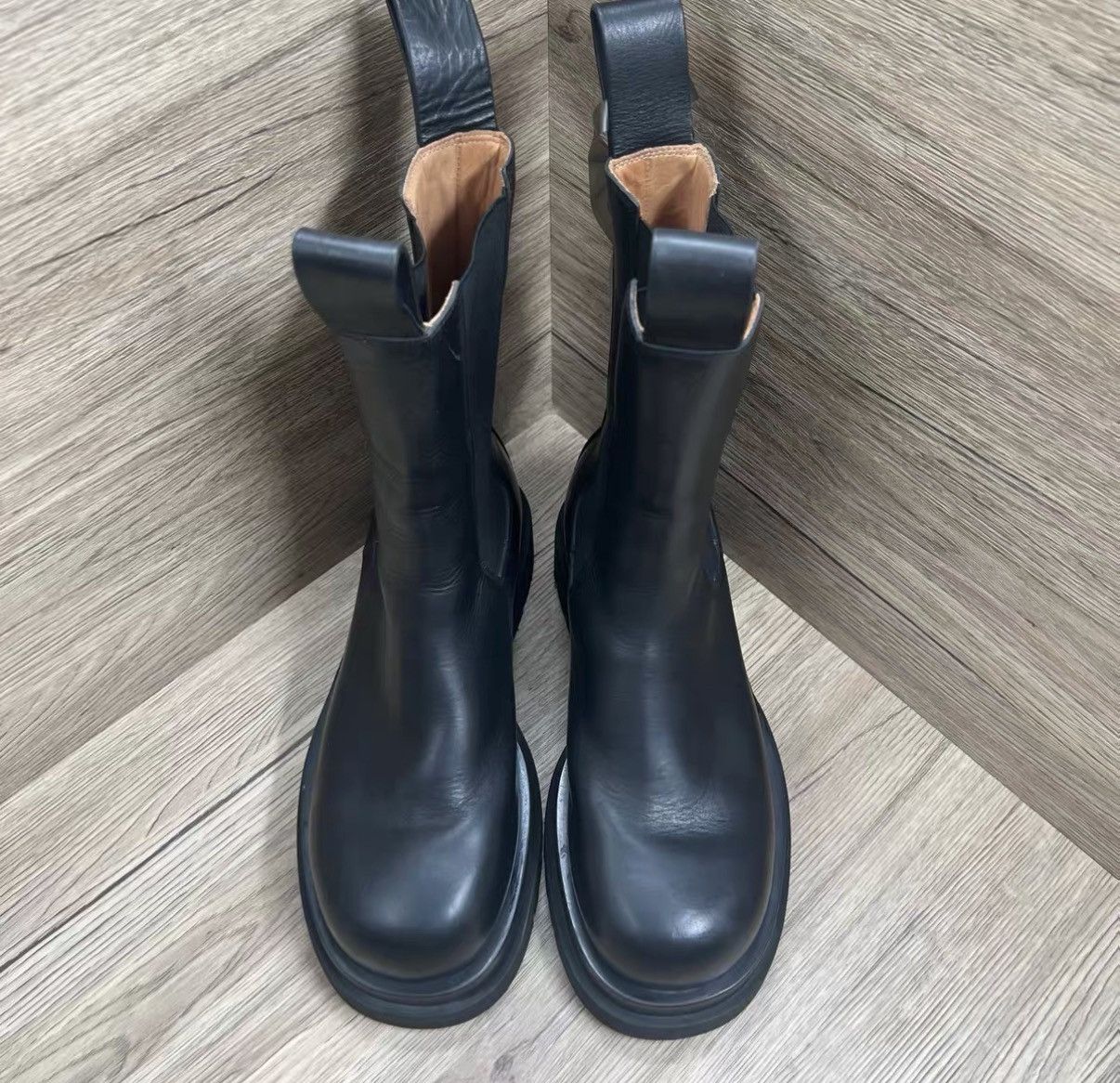 Bottega Veneta Bottega Veneta Black Platform Knee-High Boots J41 Size US 9 / IT 39 - 2 Thumbnail