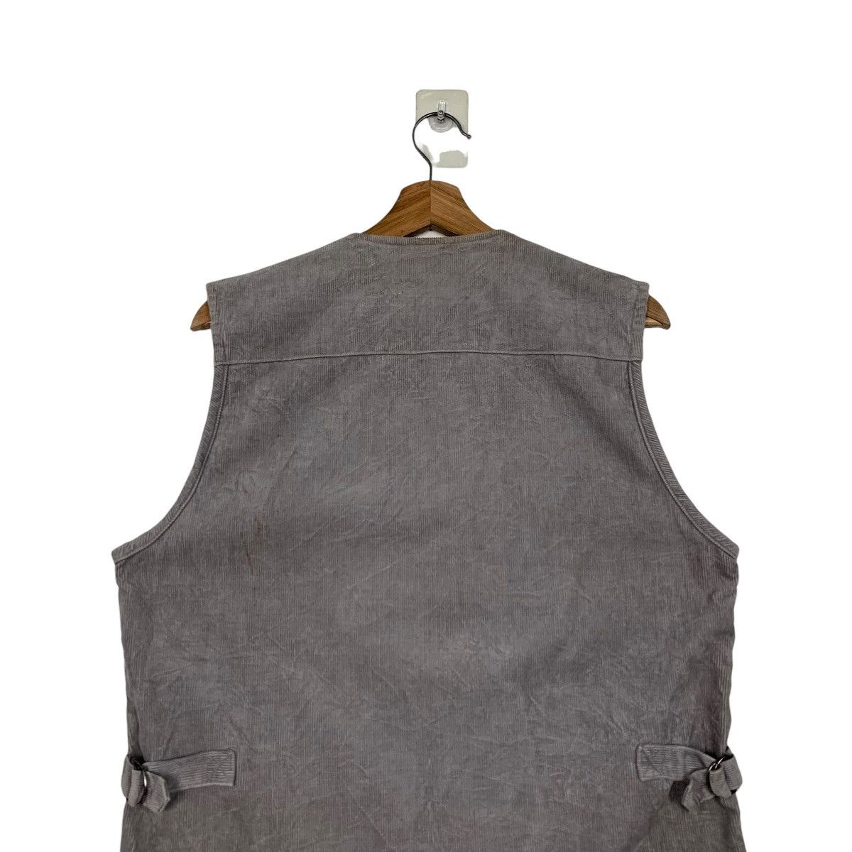 Big John Vintage 90's BIG JOHN Worker Corduroy Vest #2495-C112 Size US L / EU 52-54 / 3 - 7 Thumbnail