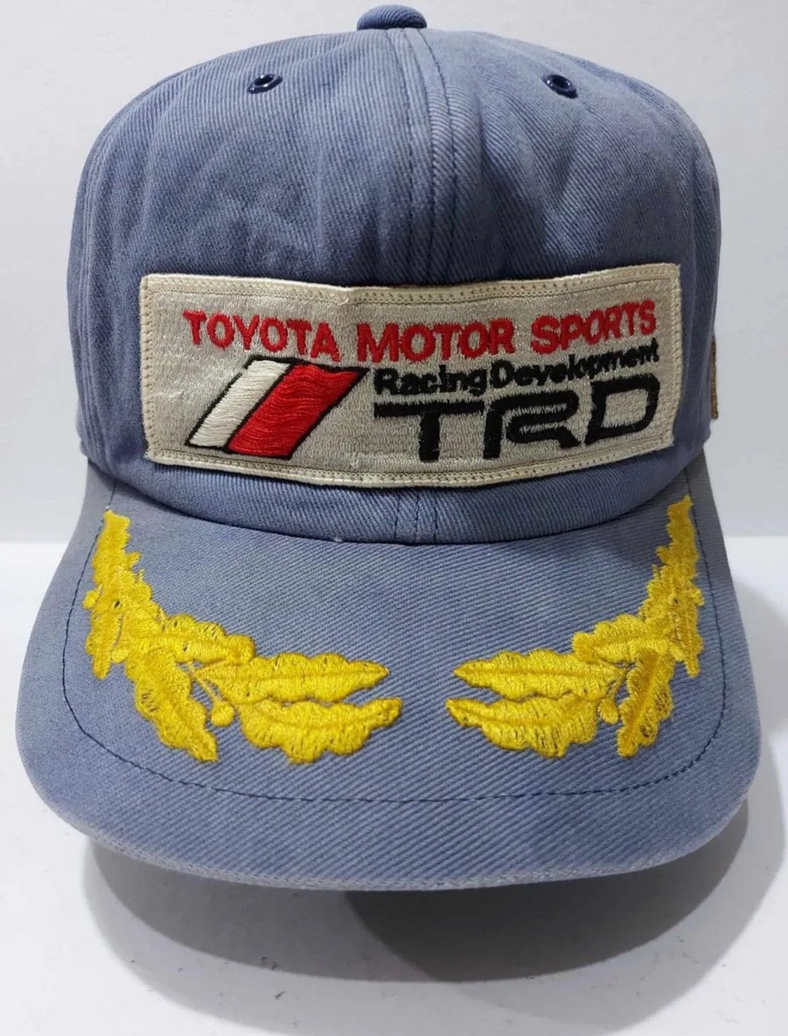 image of Vintage Trd Toyota Racing Development Podium Cap Snapback in Blue, Men's (Size 26)
