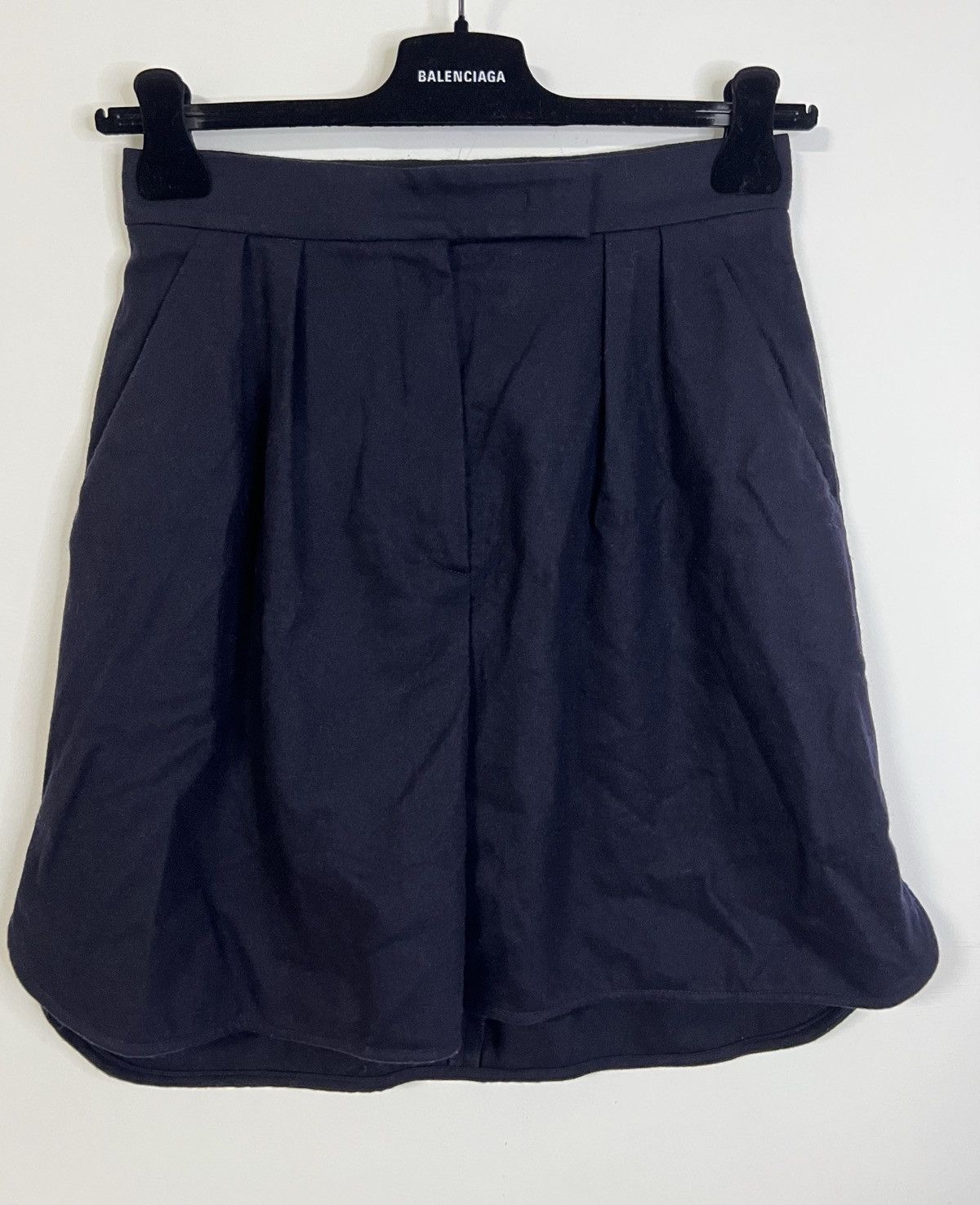 Max Mara Max mara winter skirt M wool cashmere blue nacy Size 28" / US 6 / IT 42 - 1 Thumbnail