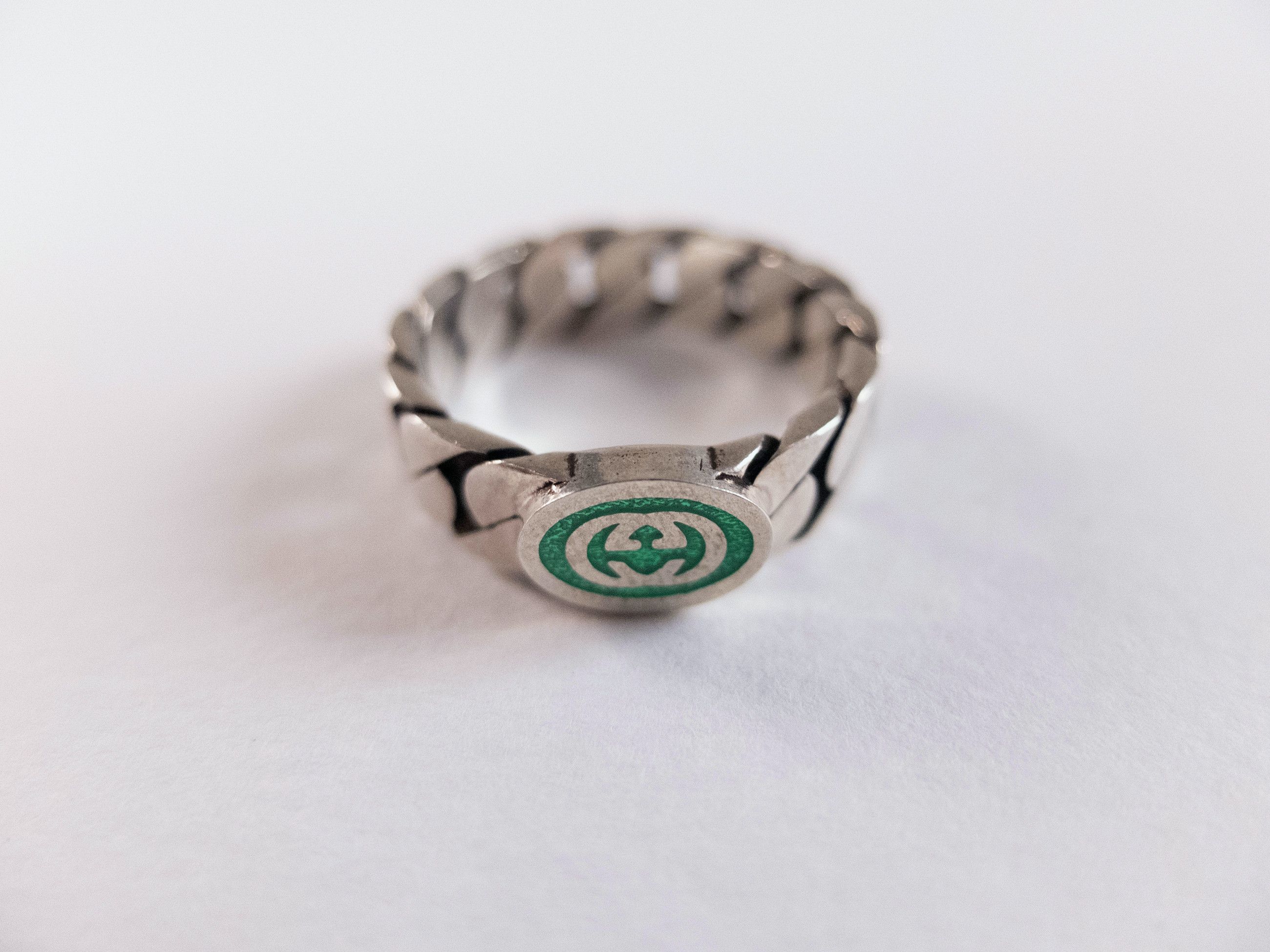 Gucci GUCCI Sterling silver interlocking G logo ring Size 20 / 9 Size ONE SIZE - 3 Thumbnail