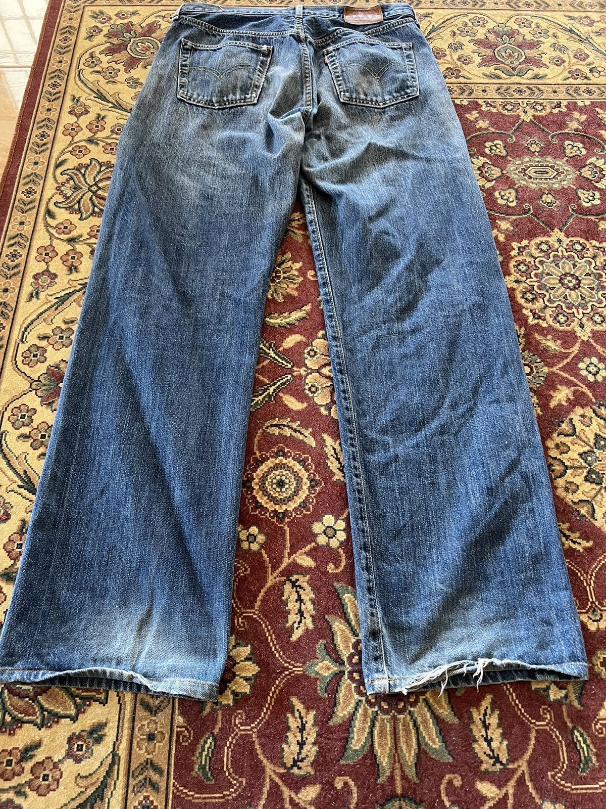Levi's × Levi's Vintage Clothing VINTAGE LEVIS 503B BIG E SELVEDGE DISTRESSED JEANS Size US 32 / EU 48 - 2 Thumbnail