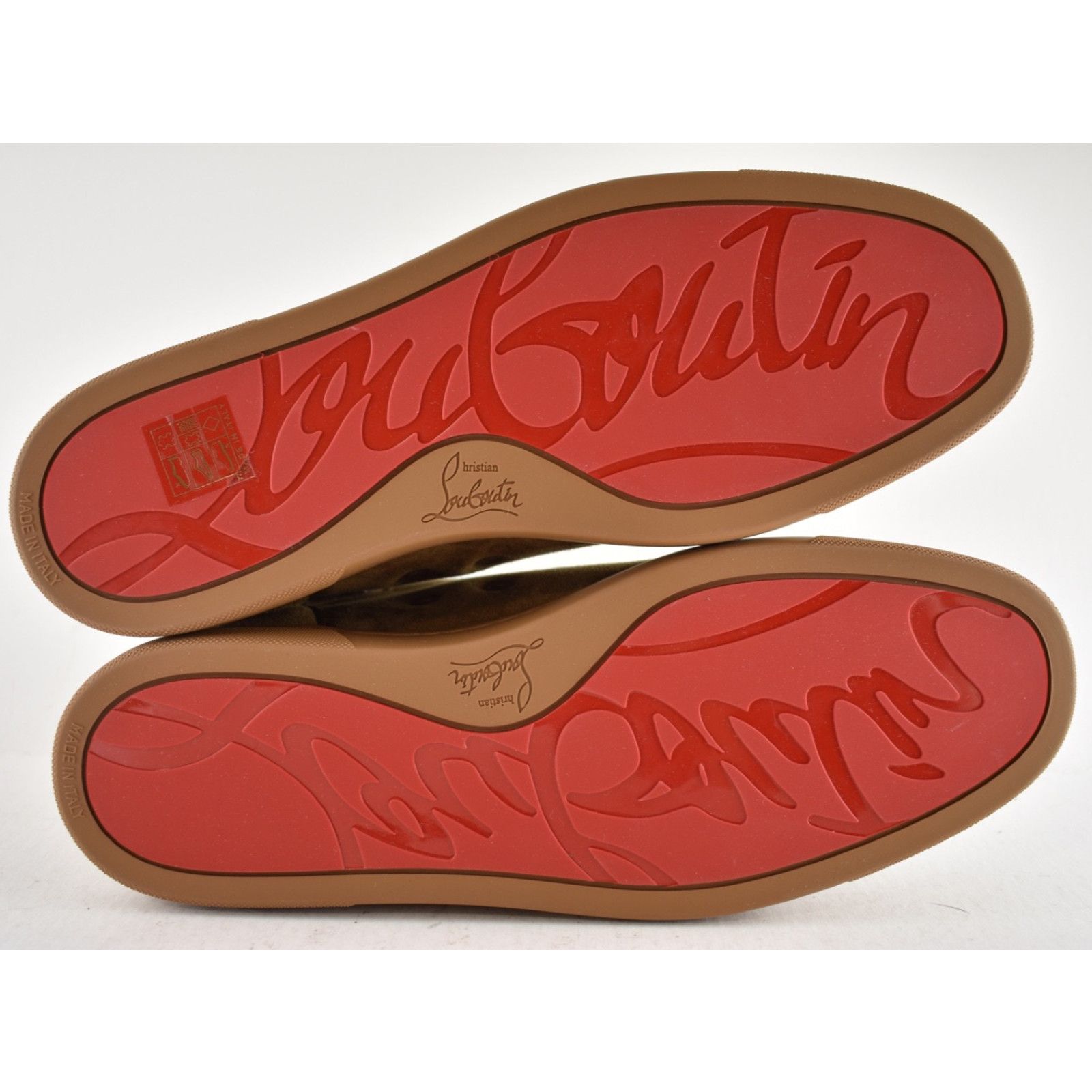 Christian Louboutin Christian Louboutin Men Louis Orlato Flat Rhea Brown High Size US 12 / EU 45 - 11 Thumbnail