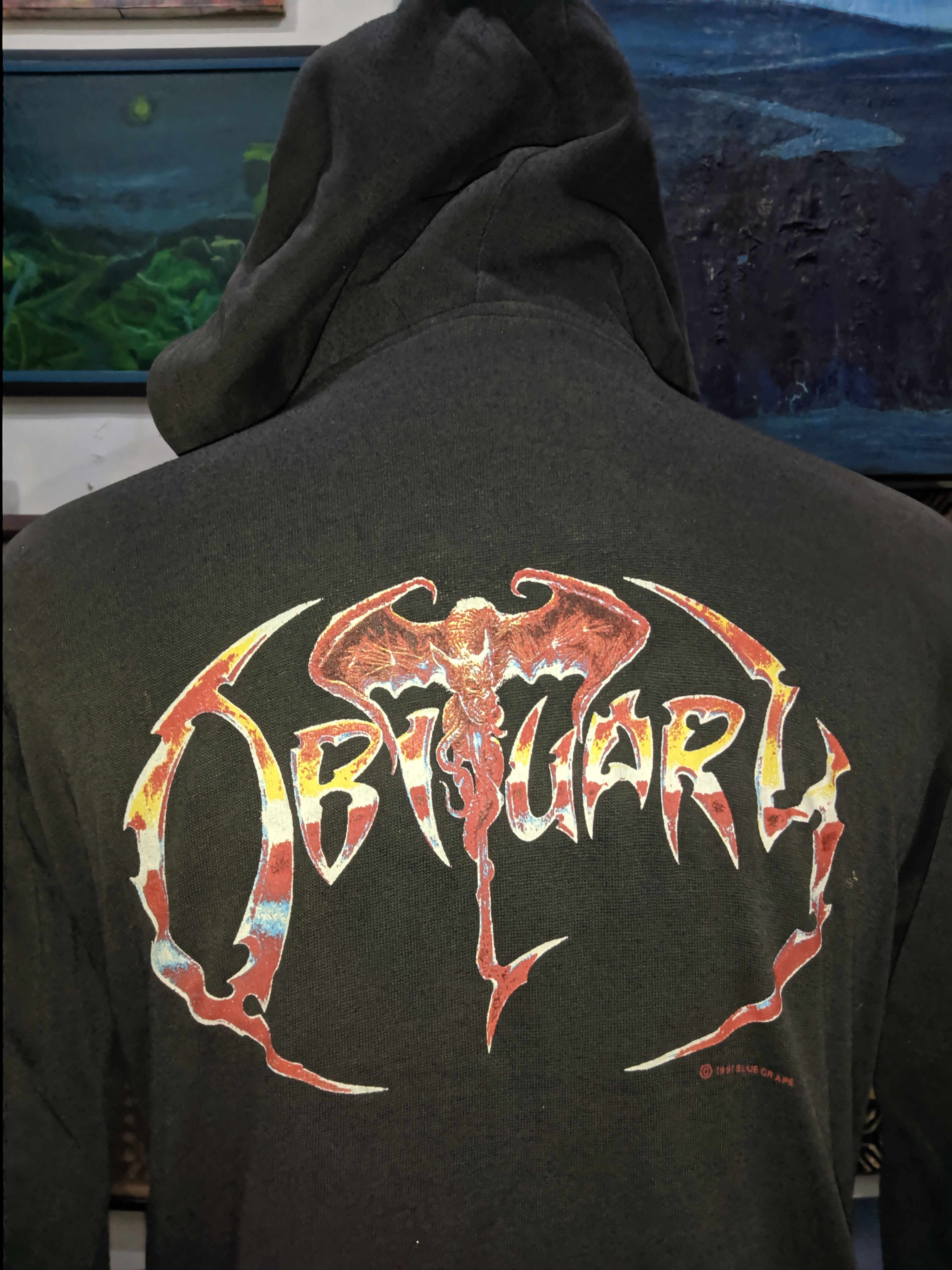 Band Tees OBITUARY RESIZE M,Sepultura Morbid Angel Slayer Megadeth Size US M / EU 48-50 / 2 - 10 Thumbnail