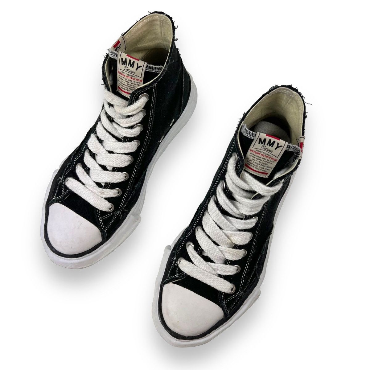 Maison MIHARA YASUHIRO Maison Mihara Yasuhiro Peterson High Black White Size US 10 / EU 43 - 3 Thumbnail