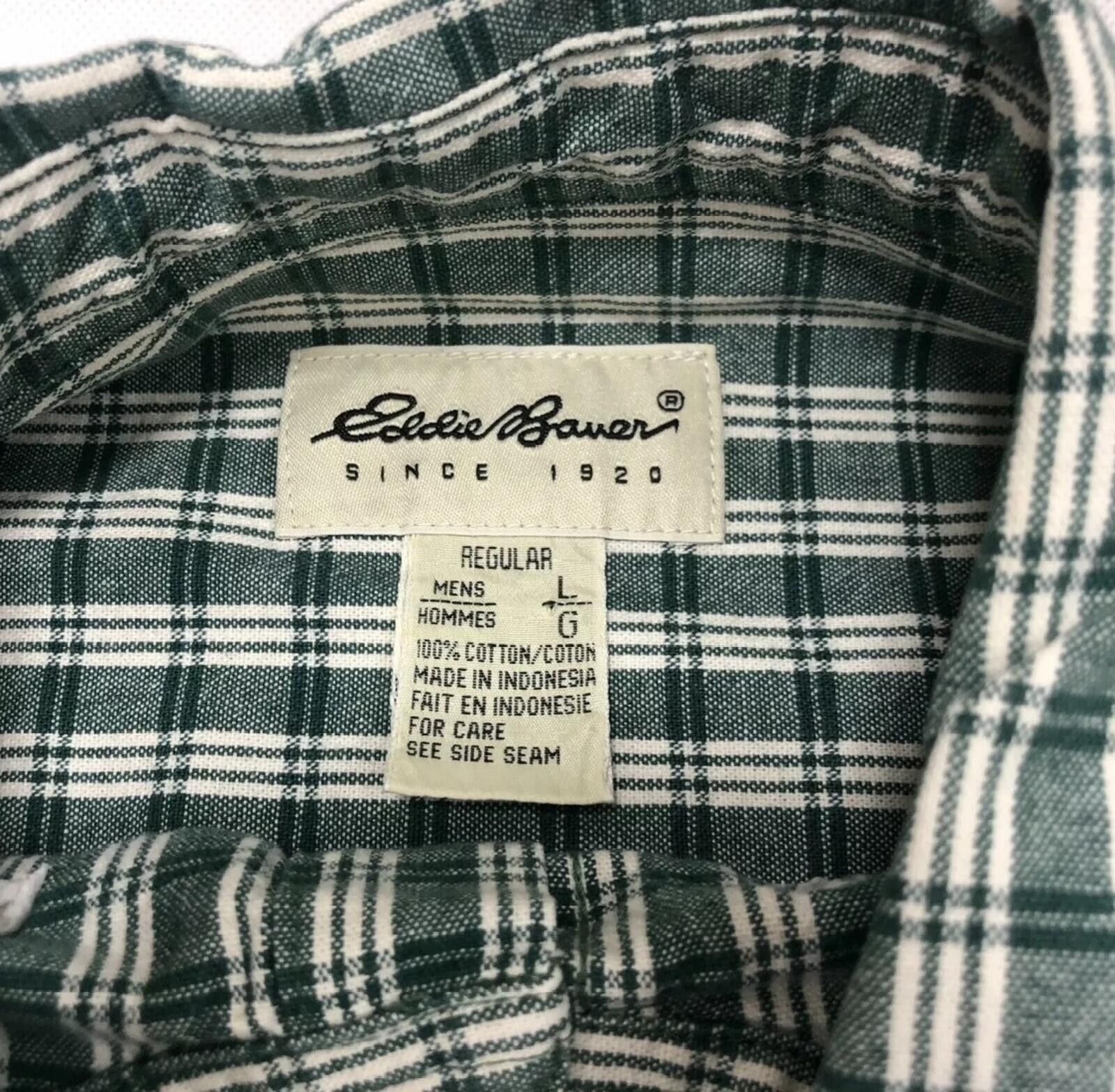 Eddie Bauer Thick Eddie Bauer Men's Regular Fit Long Sleeve Button Large Size US L / EU 52-54 / 3 - 3 Thumbnail