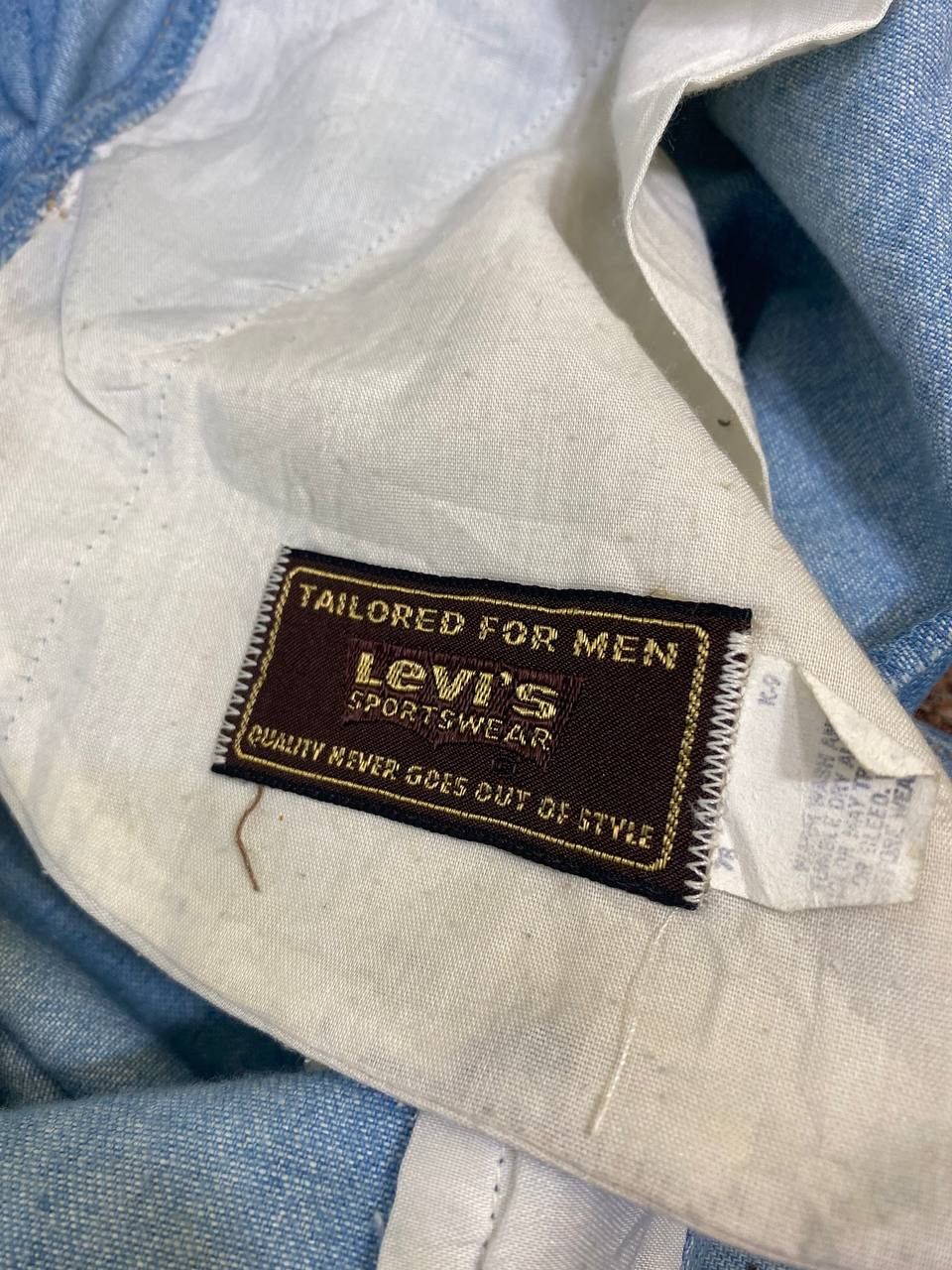 Levi's vintage levis tailored for men baggy denim scovill zipper Size US 36 / EU 52 - 11 Thumbnail