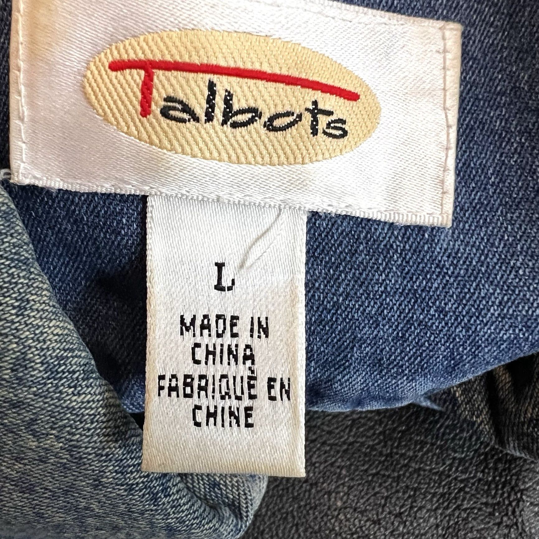 Talbots Talbots Denim Work Coat Womens Size L Blue Casual Lightweight Pockets Classic Size L / US 10 / IT 46 - 7 Thumbnail