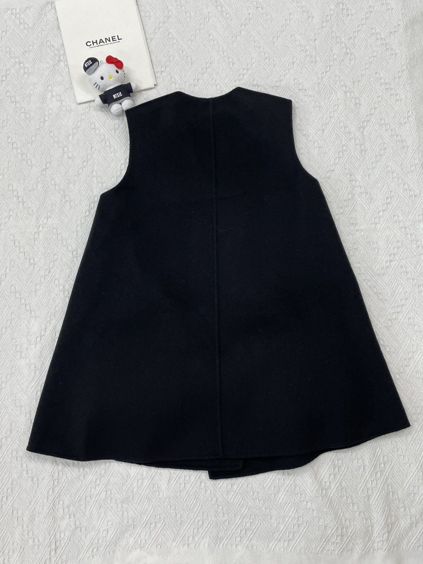 Fendi Fendi Black Pocket Fox Fur Wool Vest Size XS / US 0-2 / IT 36-38 - 3 Thumbnail